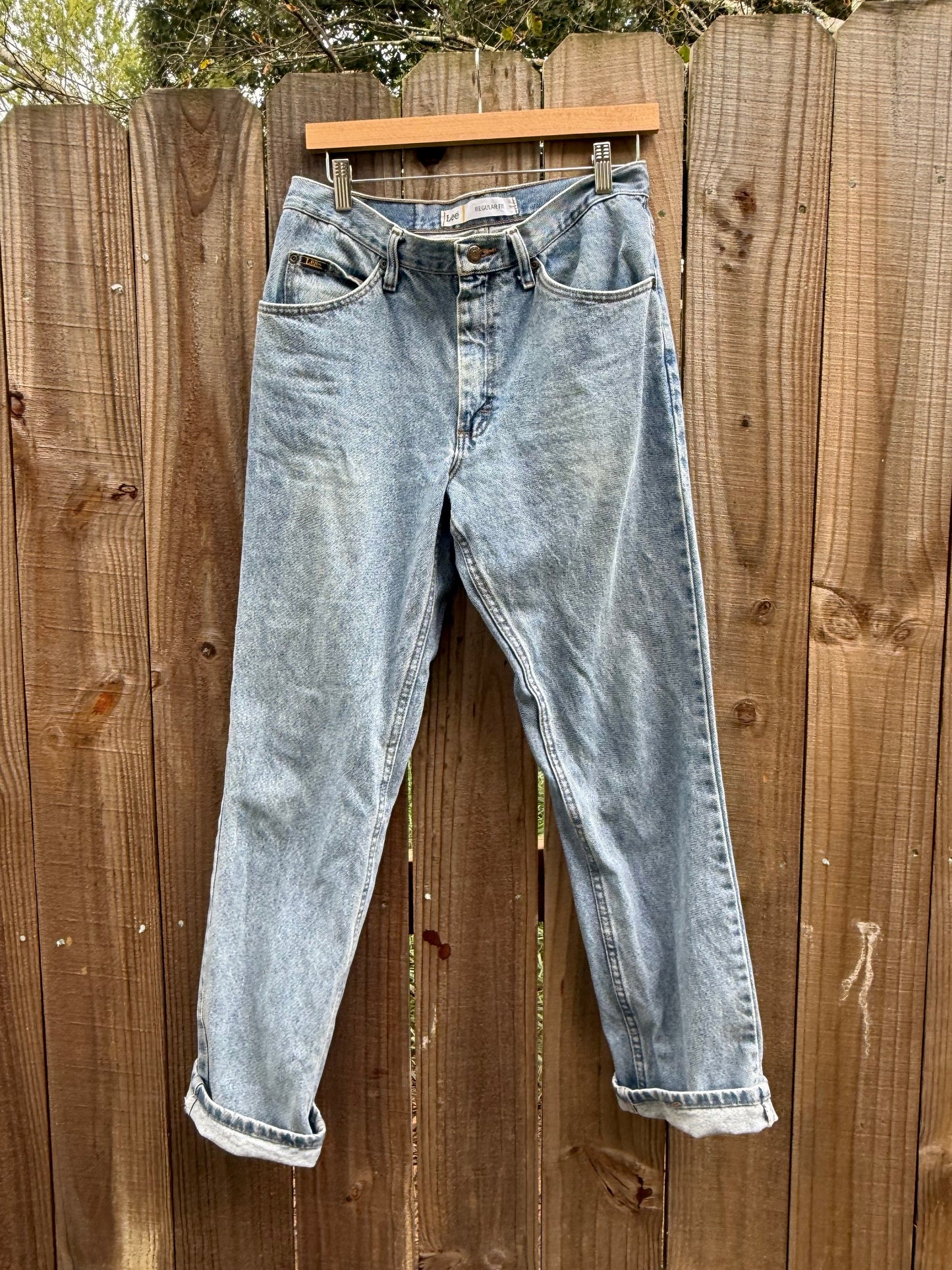 Vintage Lee 90s Regular Fit Mom Jeans, High Waist, Straight Leg