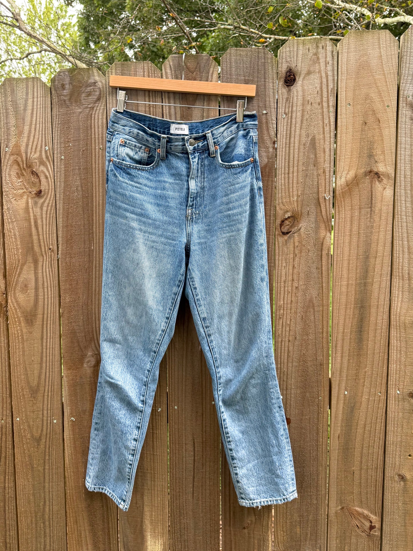 Pistola Keaton Slim Straight Jeans – Playday Wash (Size 27)