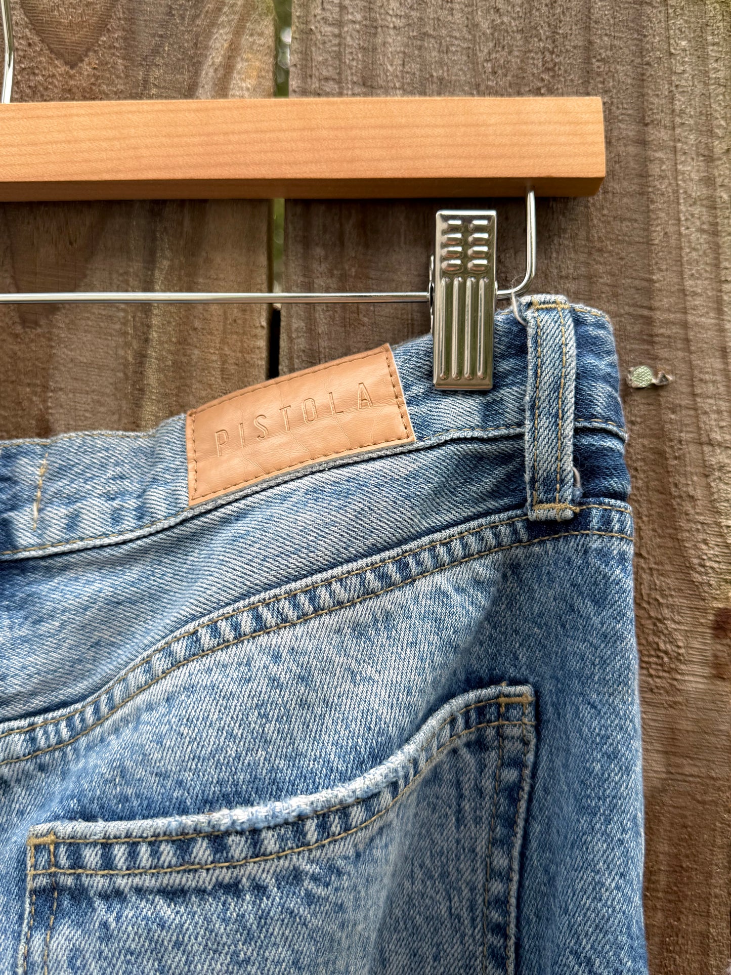 Pistola Keaton Slim Straight Jeans – Playday Wash (Size 27)