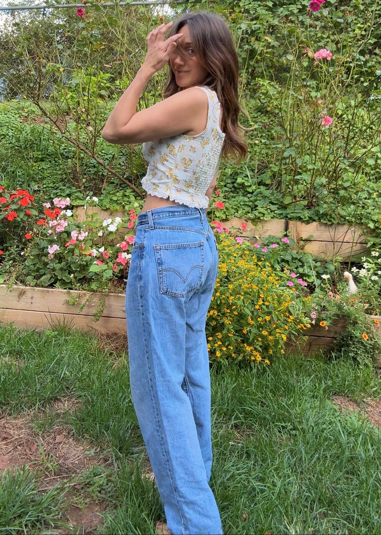 90s Levi’s 505 Jeans, Light Wash, Blank Red Tab (W36 L30)