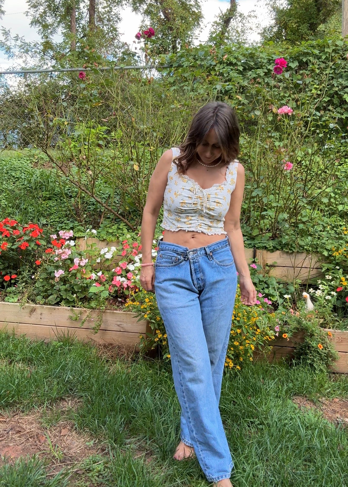 90s Levi’s 505 Jeans, Light Wash, Blank Red Tab (W36 L30)