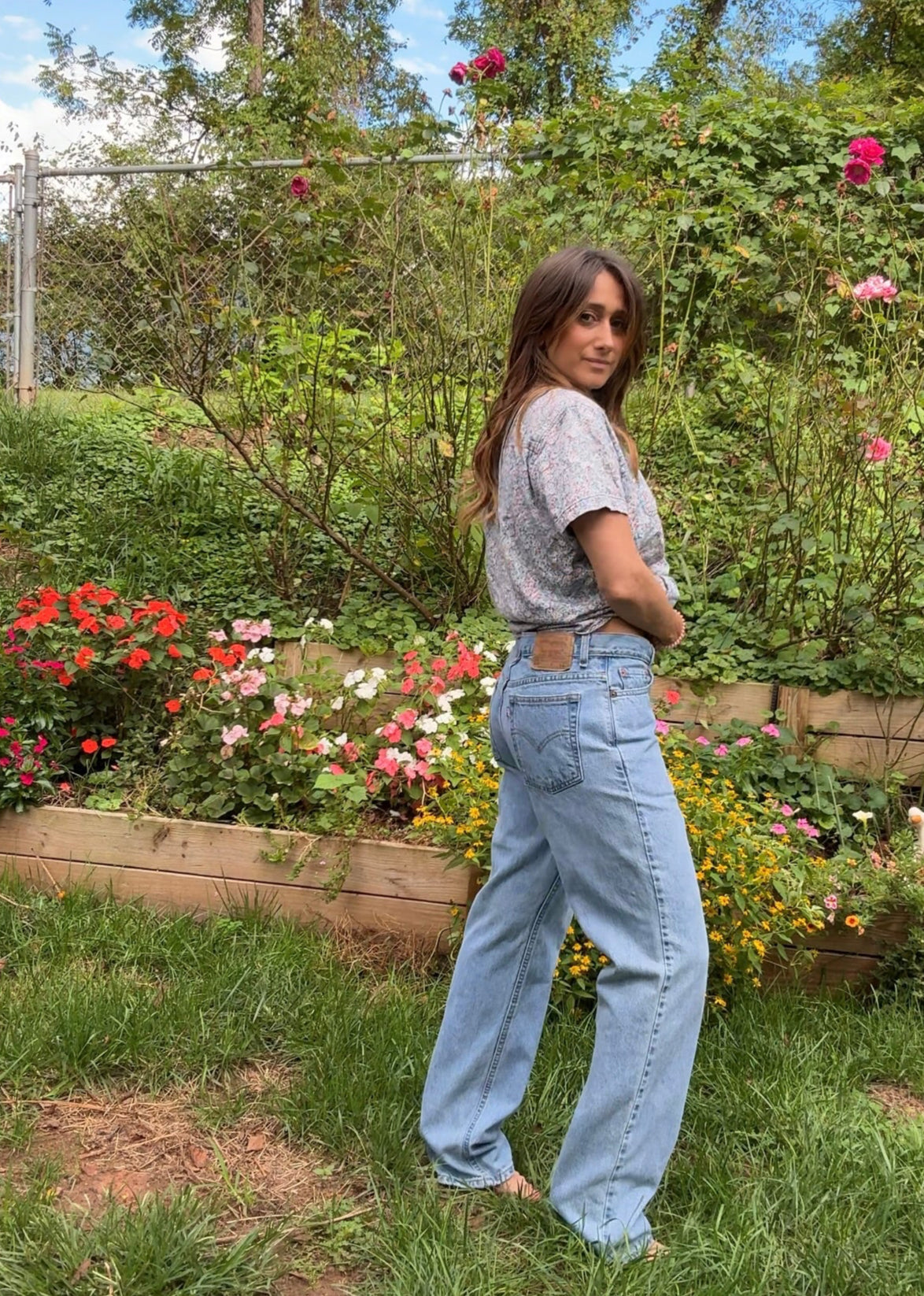 90s Vintage Levi’s Straight Leg Jeans – Light Wash (512)