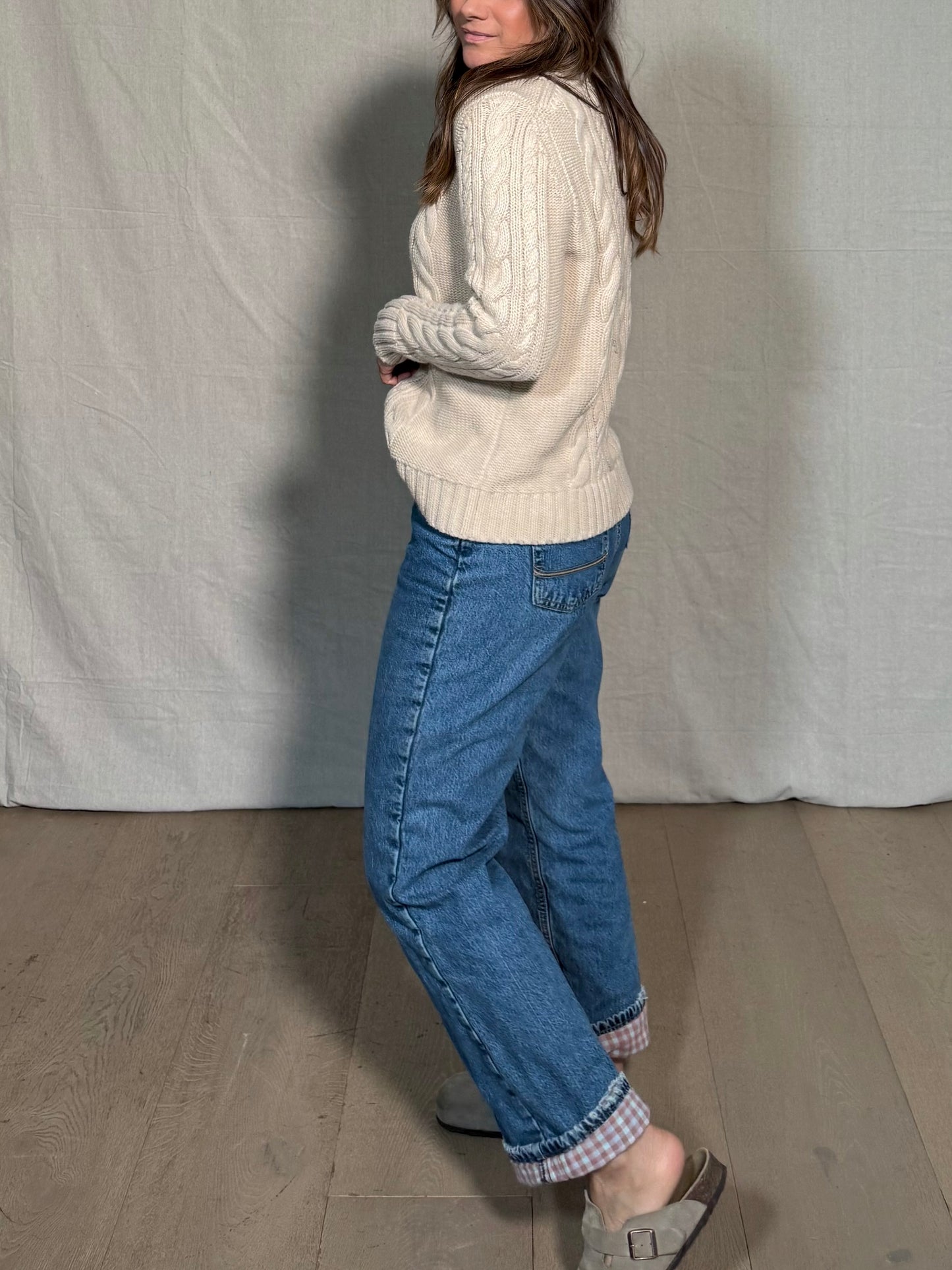 Vintage C.E. Schmidt Flannel Lined Denim Jeans