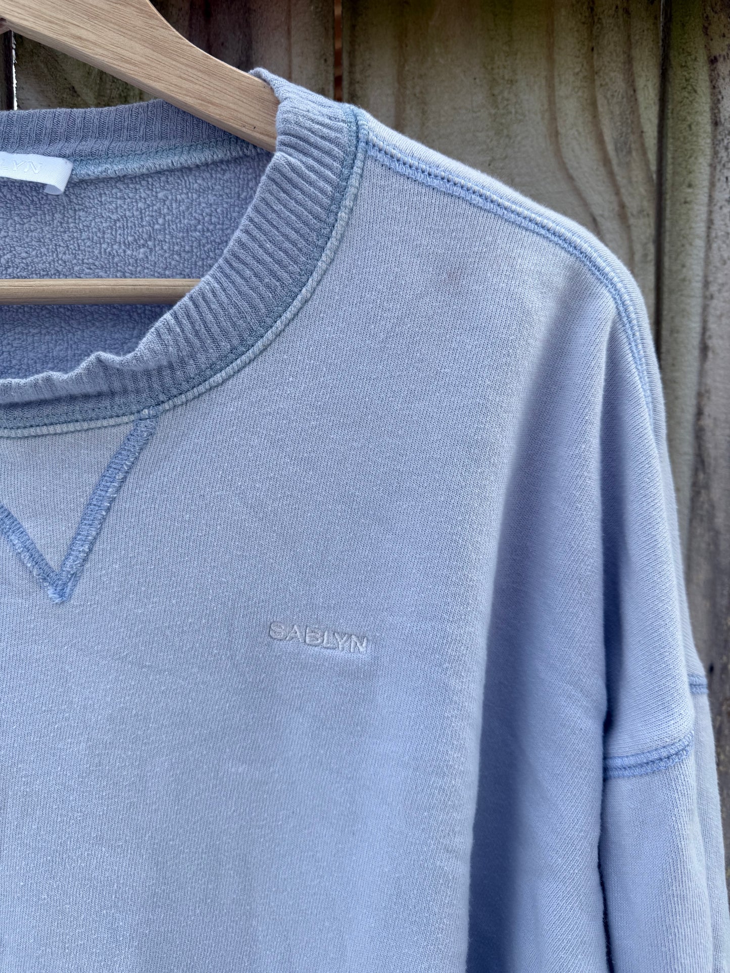 Sablyn Sweatshirt – Washed Sky Blue