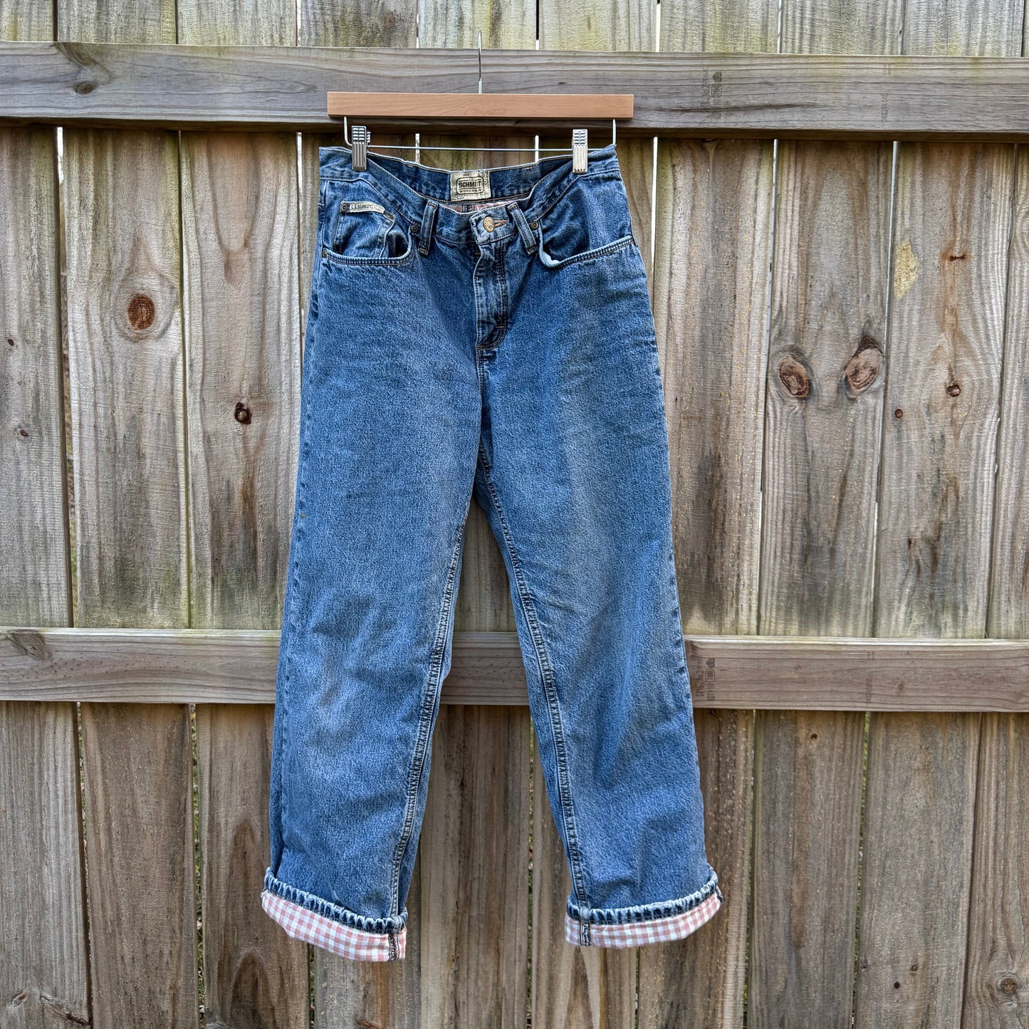 Vintage C.E. Schmidt Flannel Lined Denim Jeans