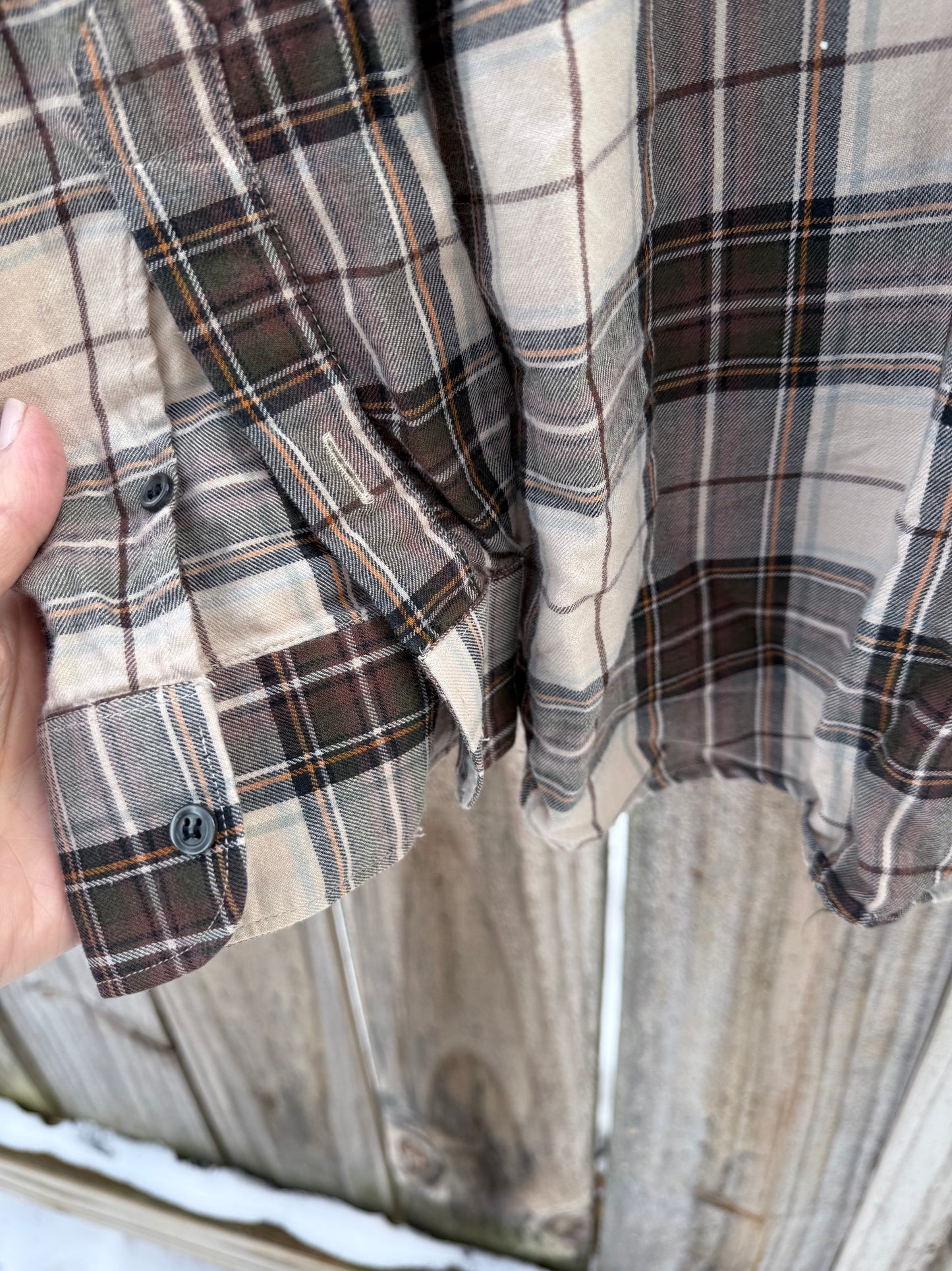 Vintage Viyella Plaid Shirt Made in England Flannel