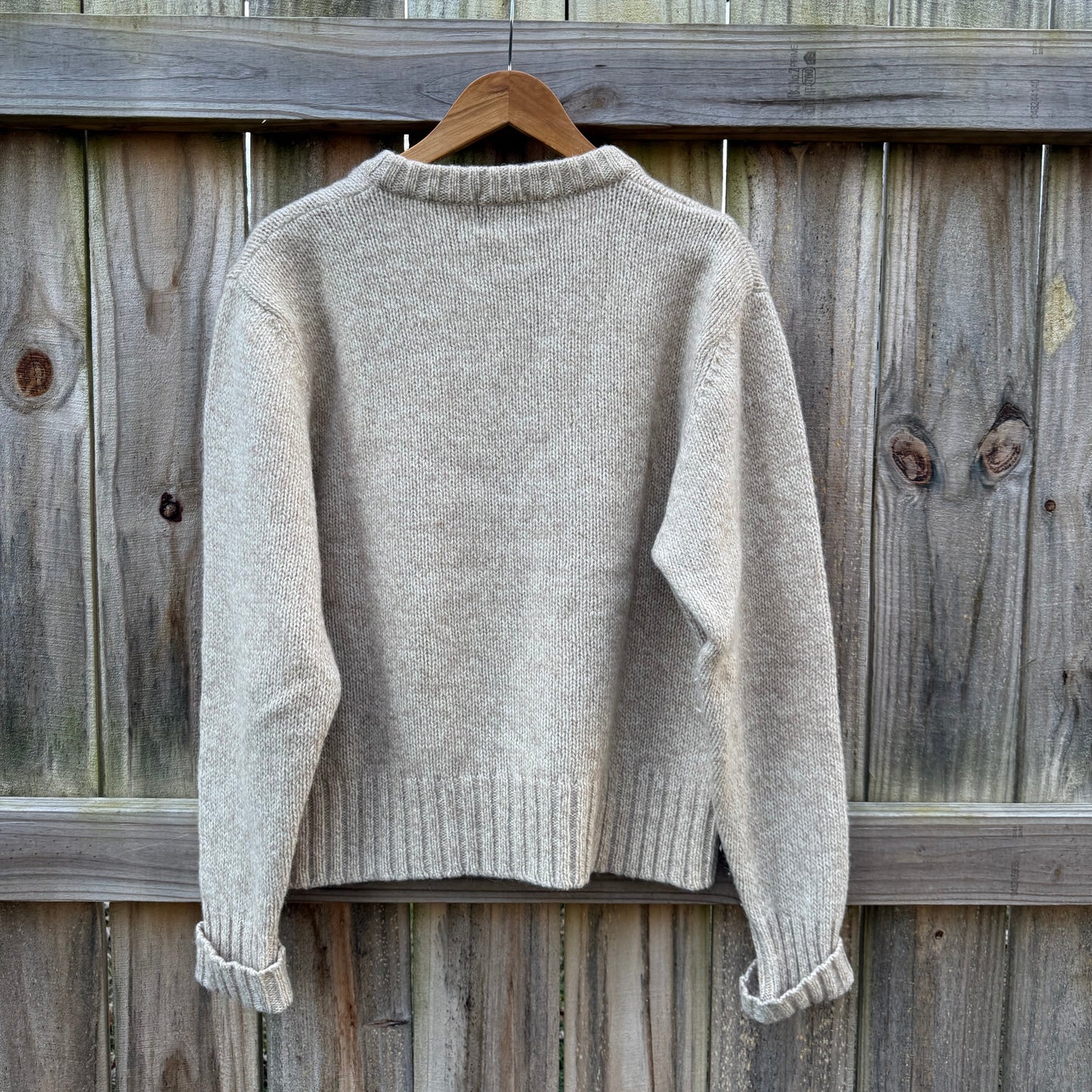 Vintage Woolrich Oatmeal Wool Crewneck Sweater