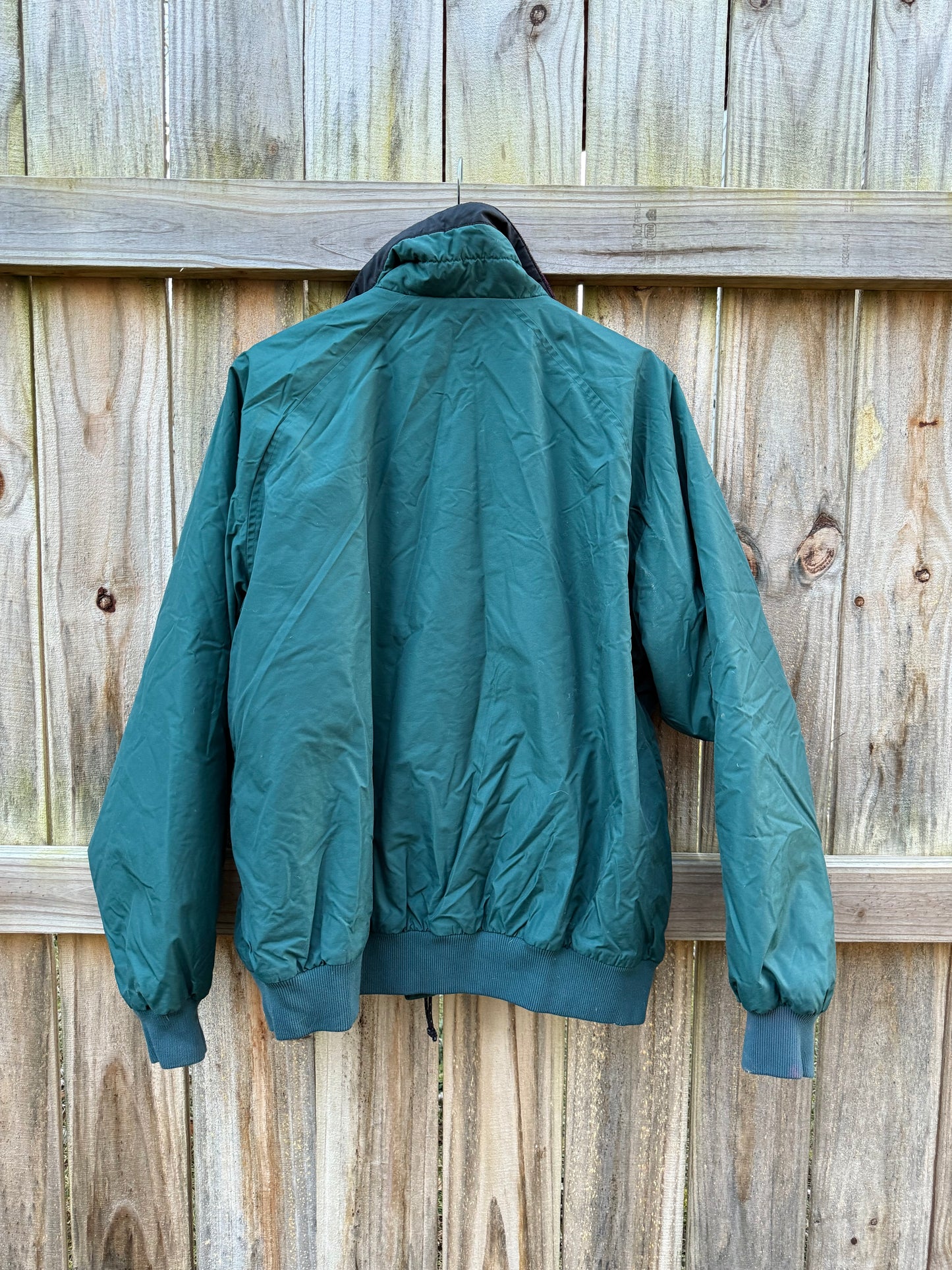 Vintage Columbia Fleece-Lined Puffer Jacket / Teal &amp; Plum Outdoor Classic