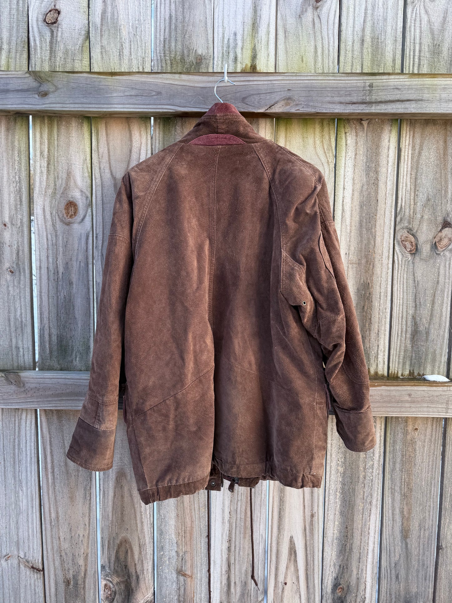 Vintage Chocolate Suede Trail Jacket