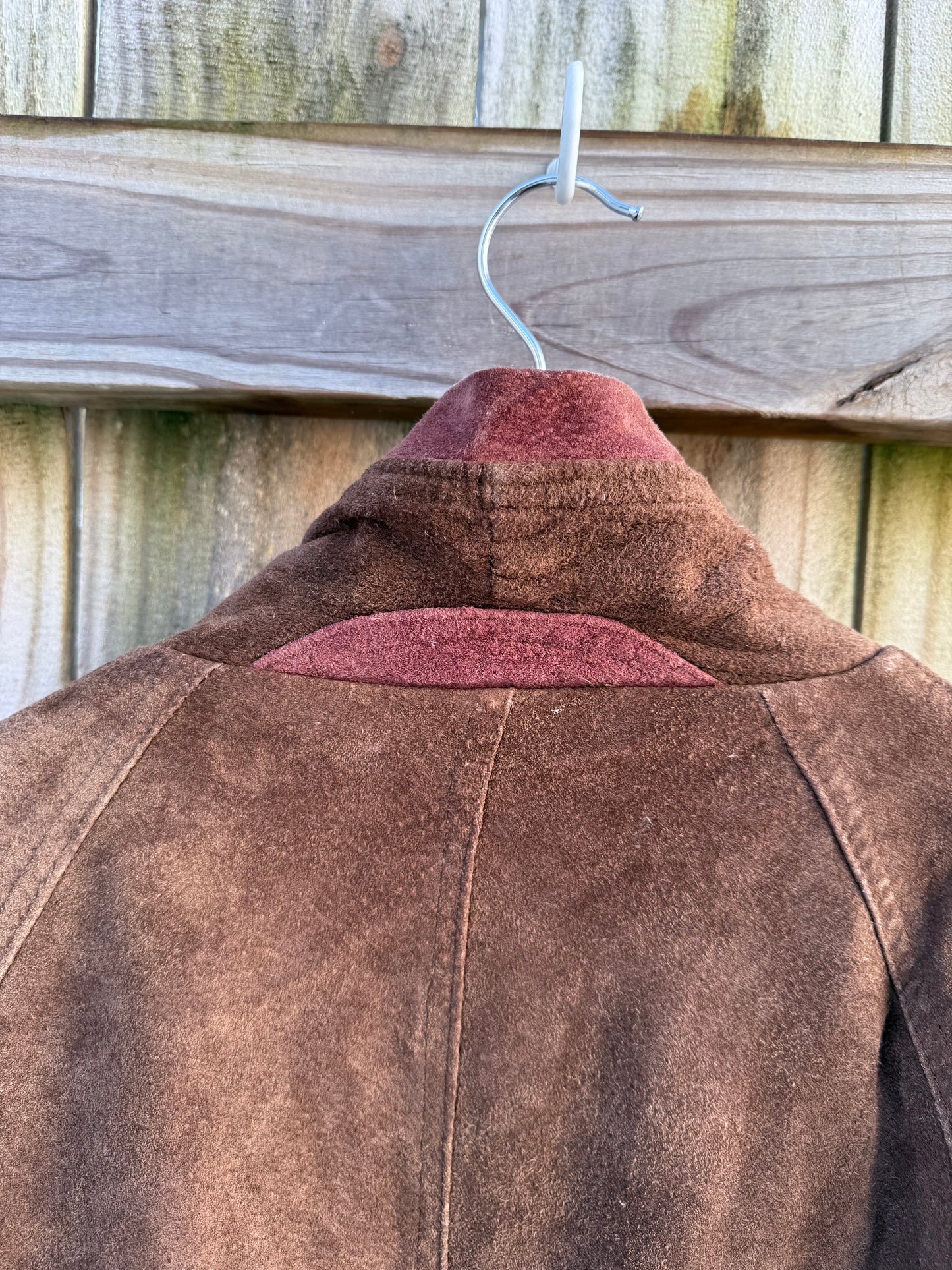 Vintage Chocolate Suede Trail Jacket