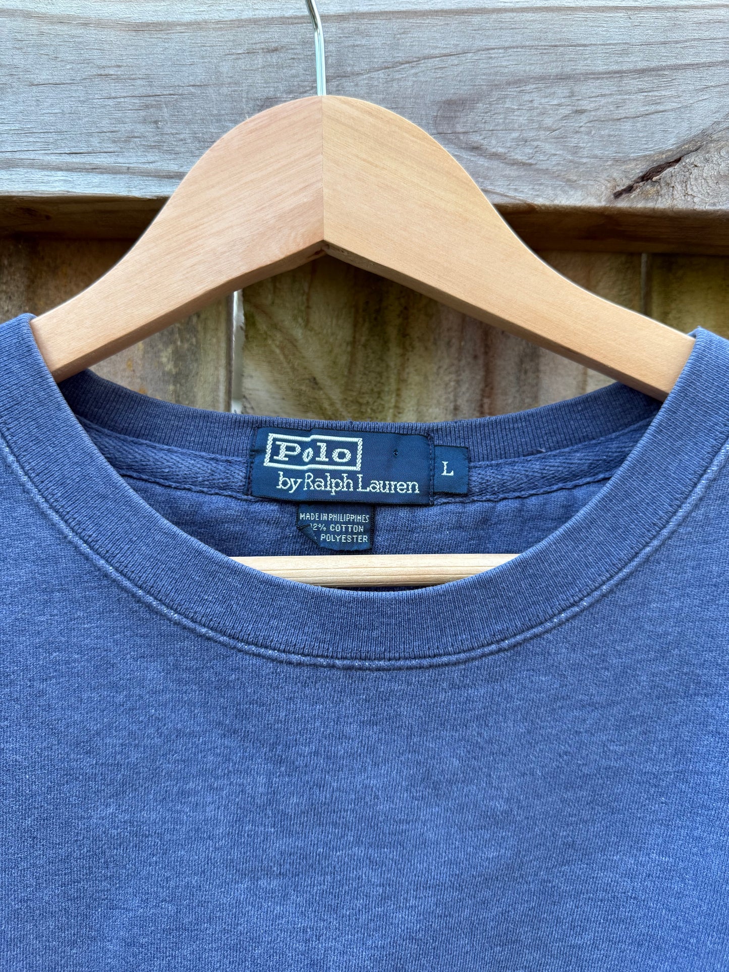 Polo Ralph Lauren Classic Crewneck Pullover Sweatshirt Blue