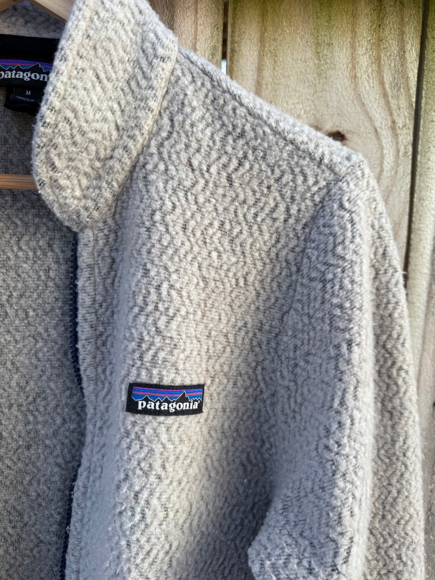 Patagonia Synchilla Fleece Jacket – Oatmeal / Navy