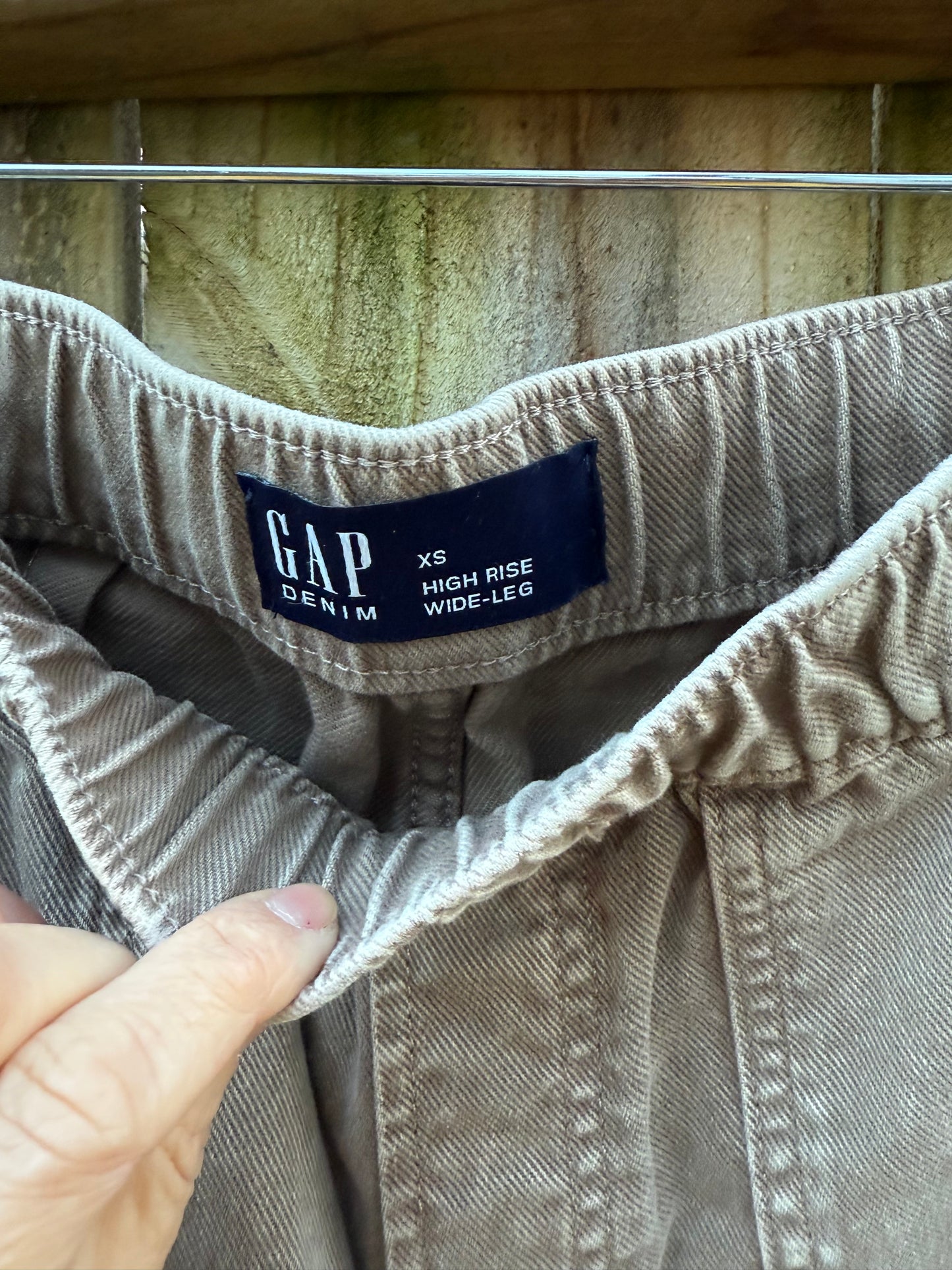 GAP High-Rise Wide-Leg Utility Pants