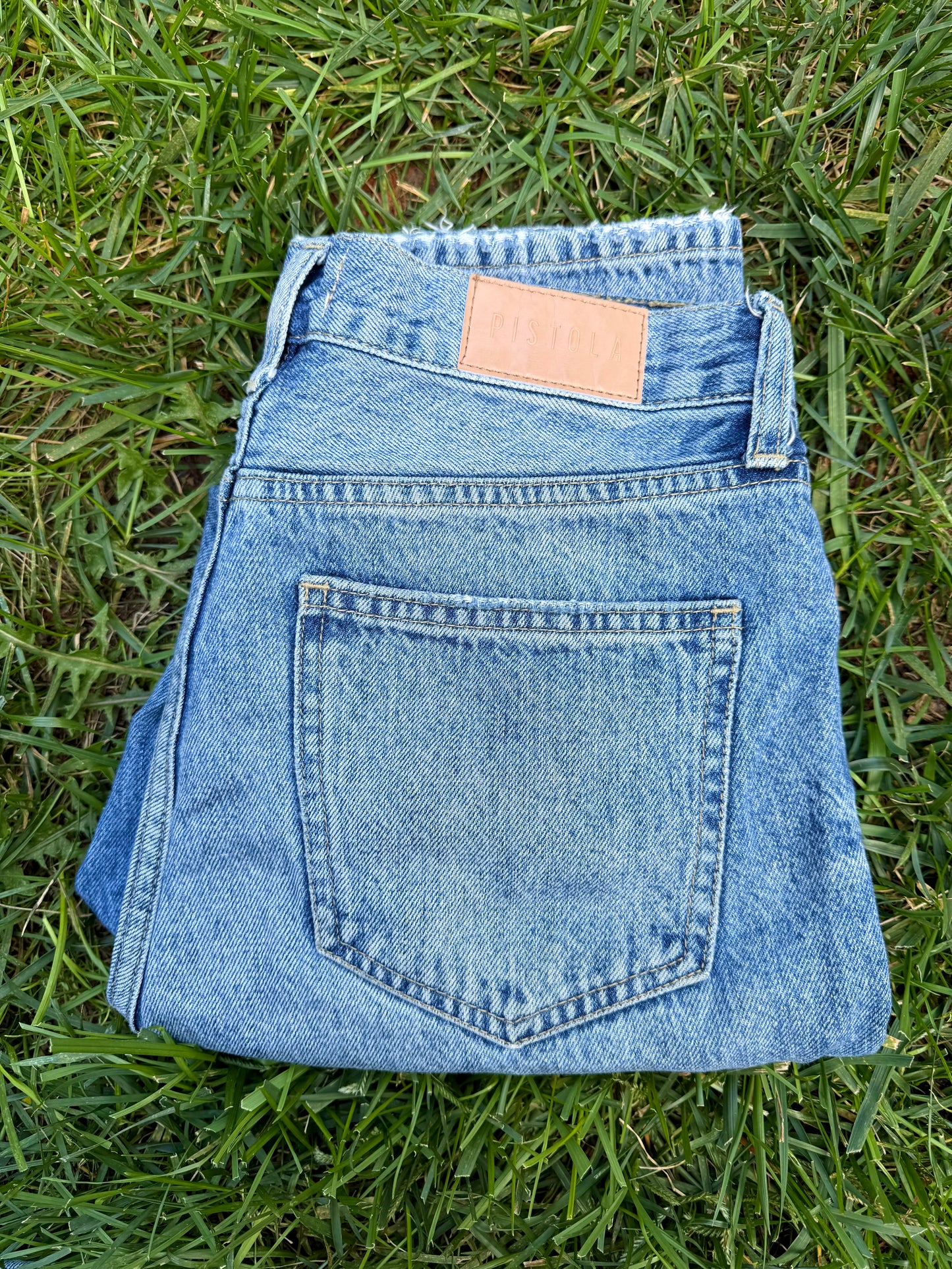 Pistola Keaton Slim Straight Jeans – Playday Wash (Size 27)