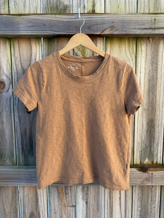 J.Crew Girlfriend Tee – Washed Camel