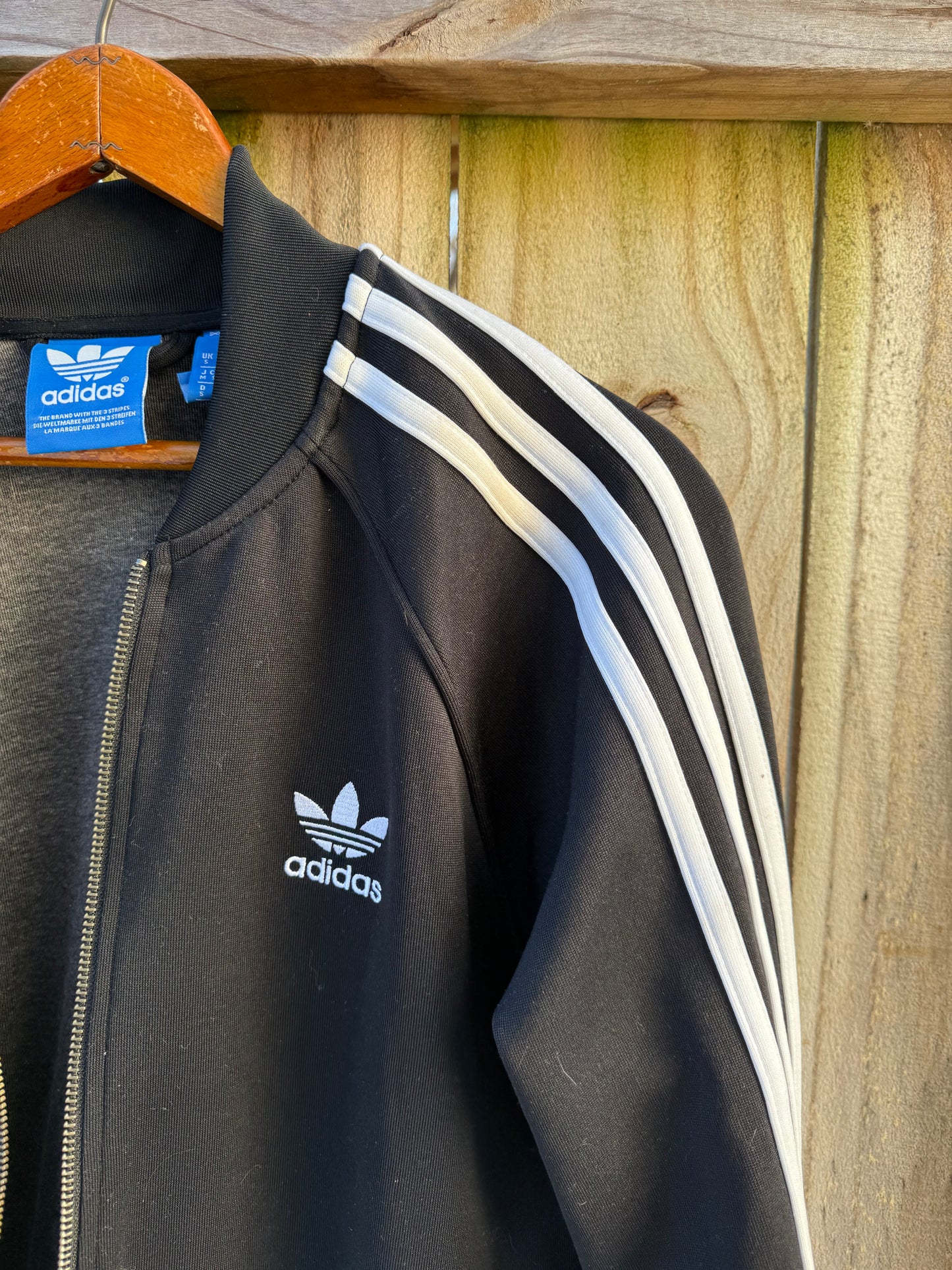 Adidas Originals Black Trefoil Track Jacket