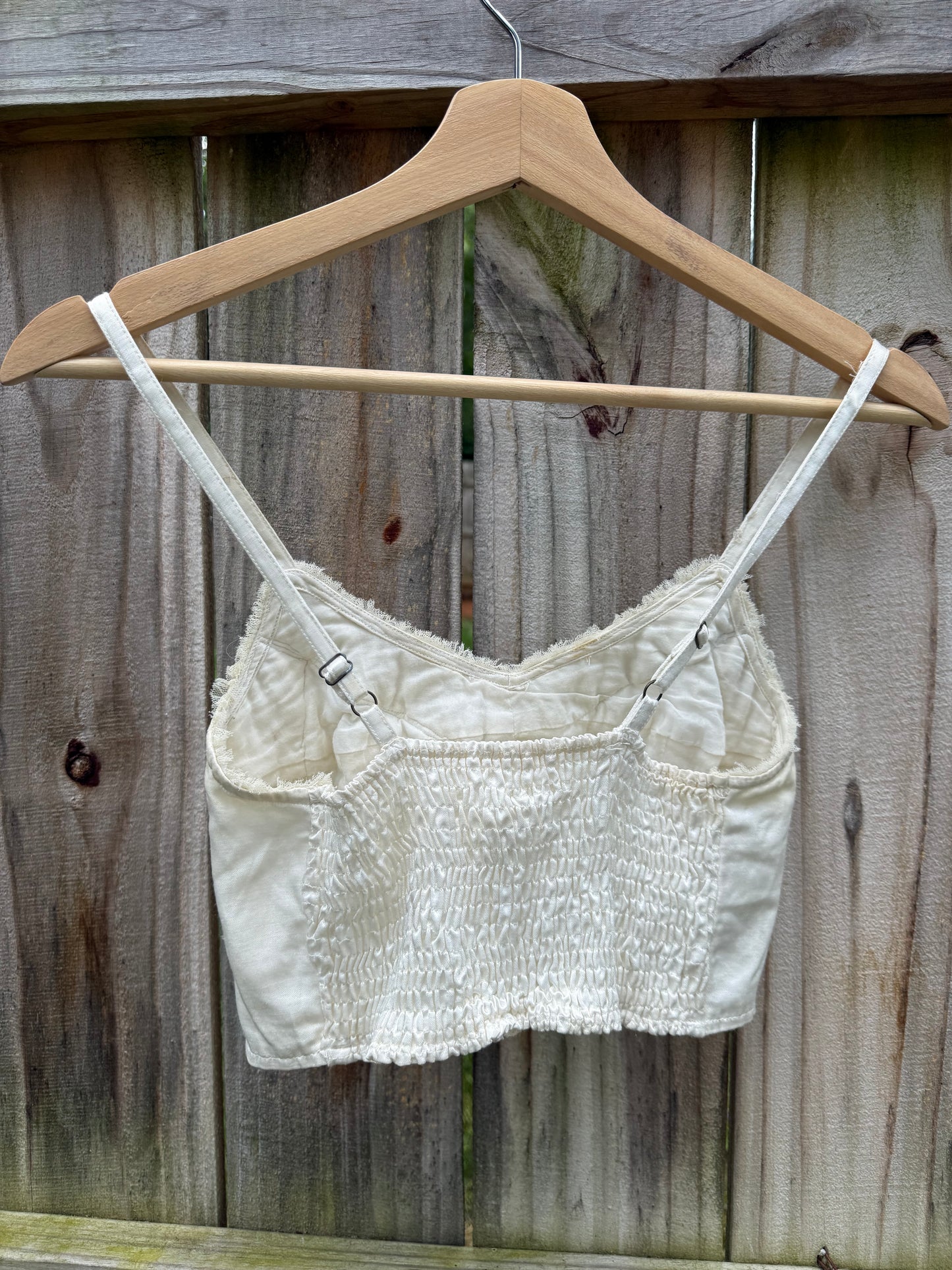 Free People One Beaded Embellished Cropped Cami | Fairy Grunge Boho