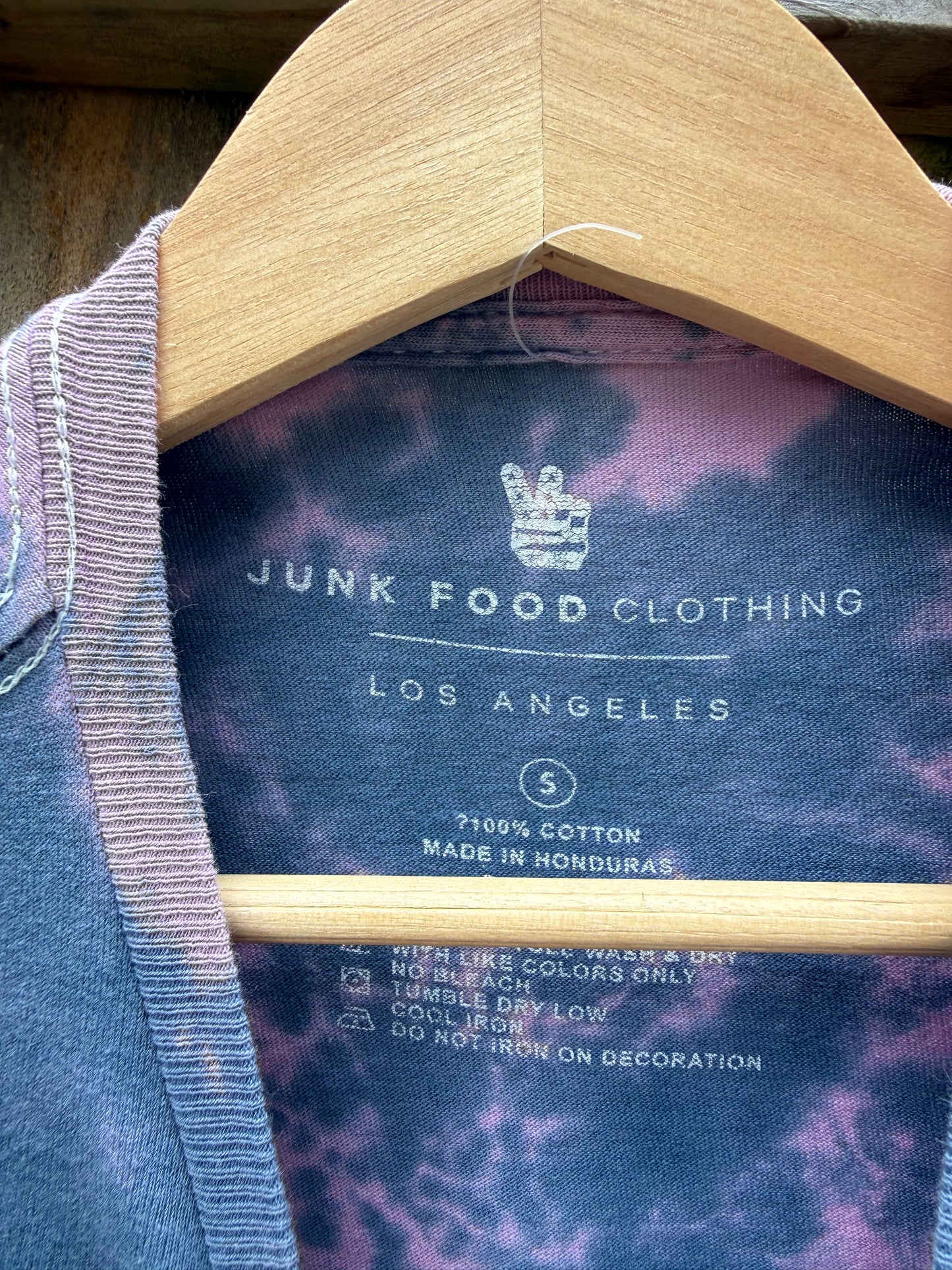 Vintage Junk Food Clothing Celestial Tie Dye Graphic Tee