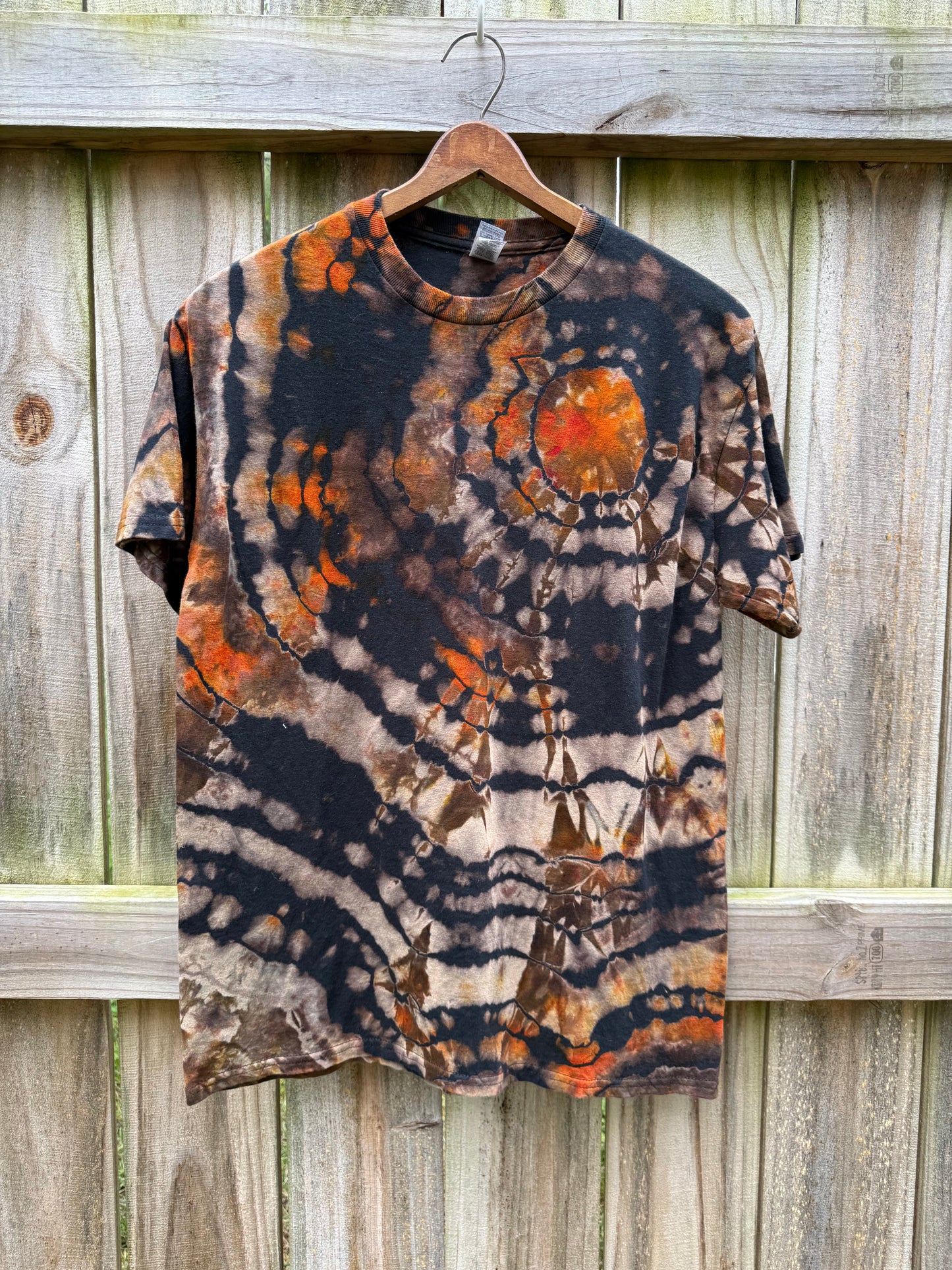 Hand Dyed Spiral Tie Dye Tee | One of a Kind Cotton T-Shirt