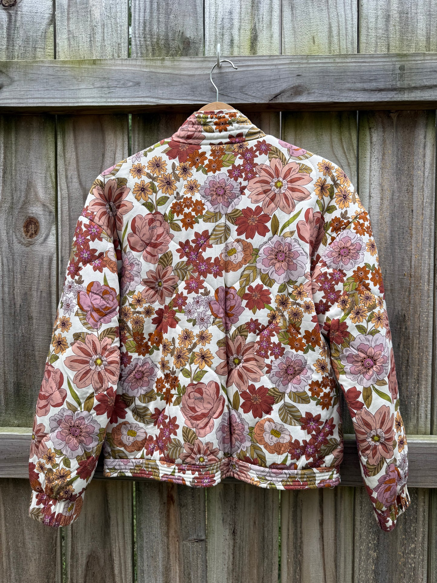 Saltwater Luxe Floral Quilted Jacket