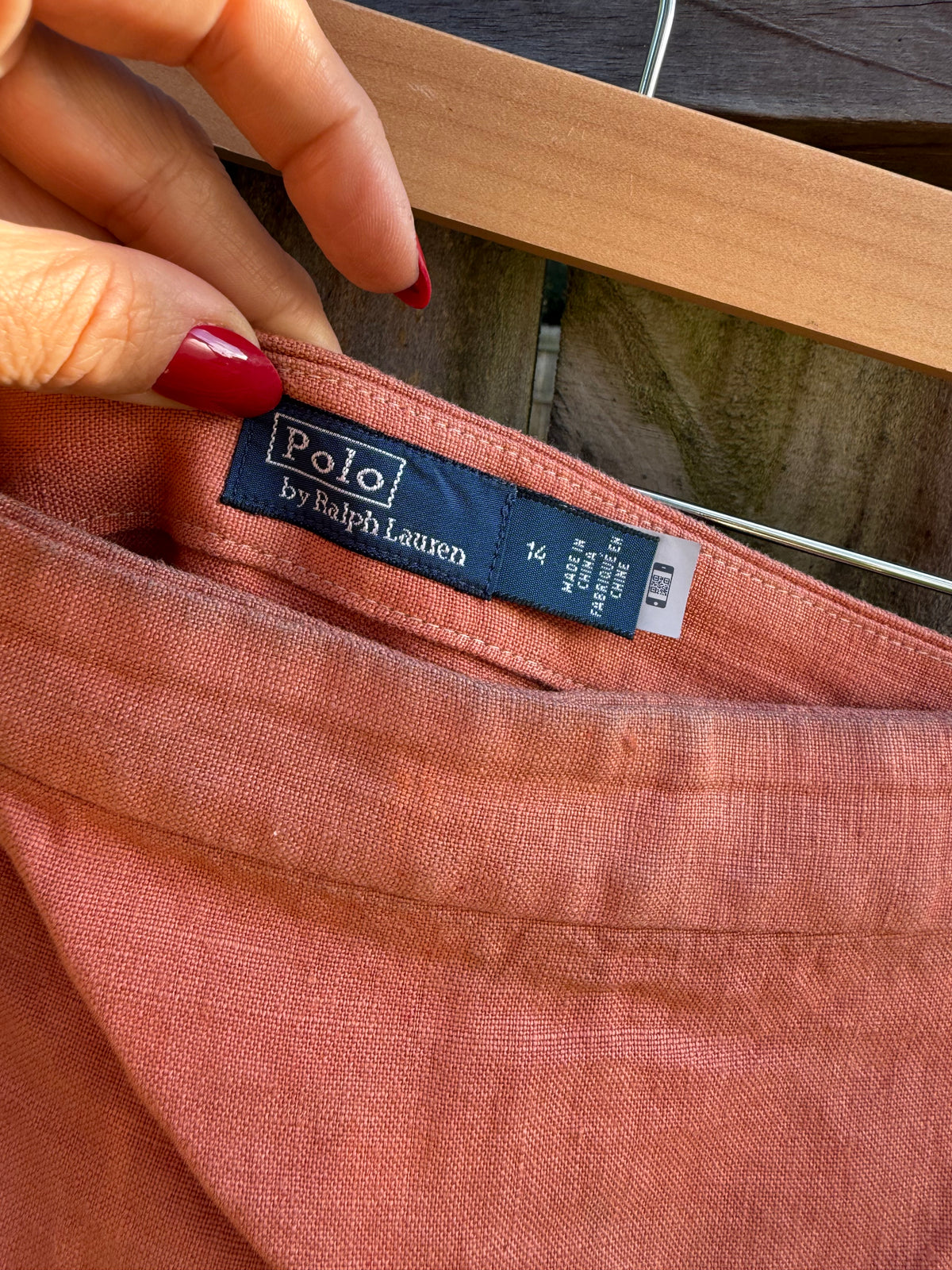Hand-Dyed Linen Adjustable Wrap Skirt