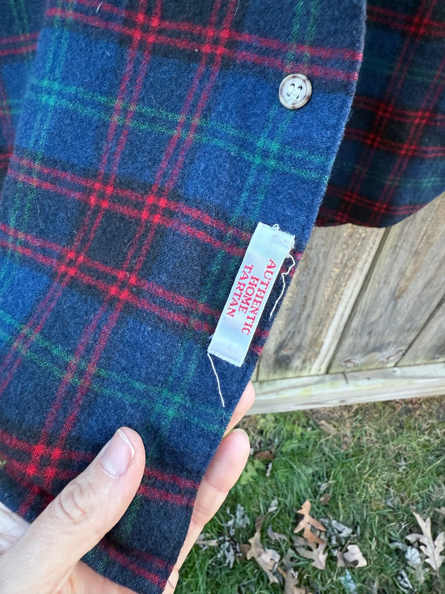 Vintage Pendleton Wool Plaid Shirt Jacket