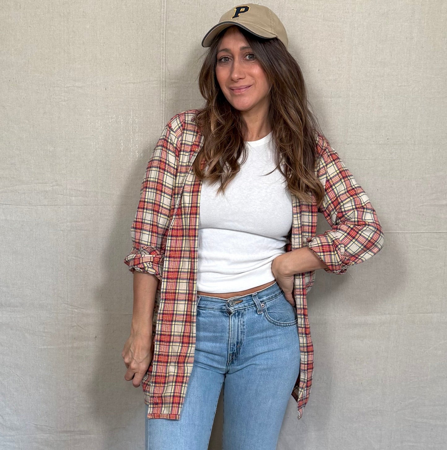 Vintage JCPenney Plaid Flannel Shirt