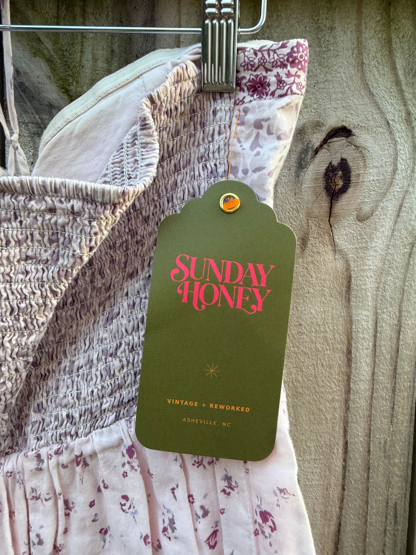 Sunday Honey Hand-Dyed Cotton Corset Sundress