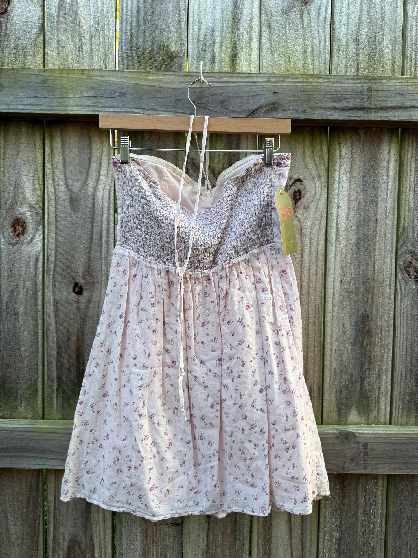 Sunday Honey Hand-Dyed Cotton Corset Sundress