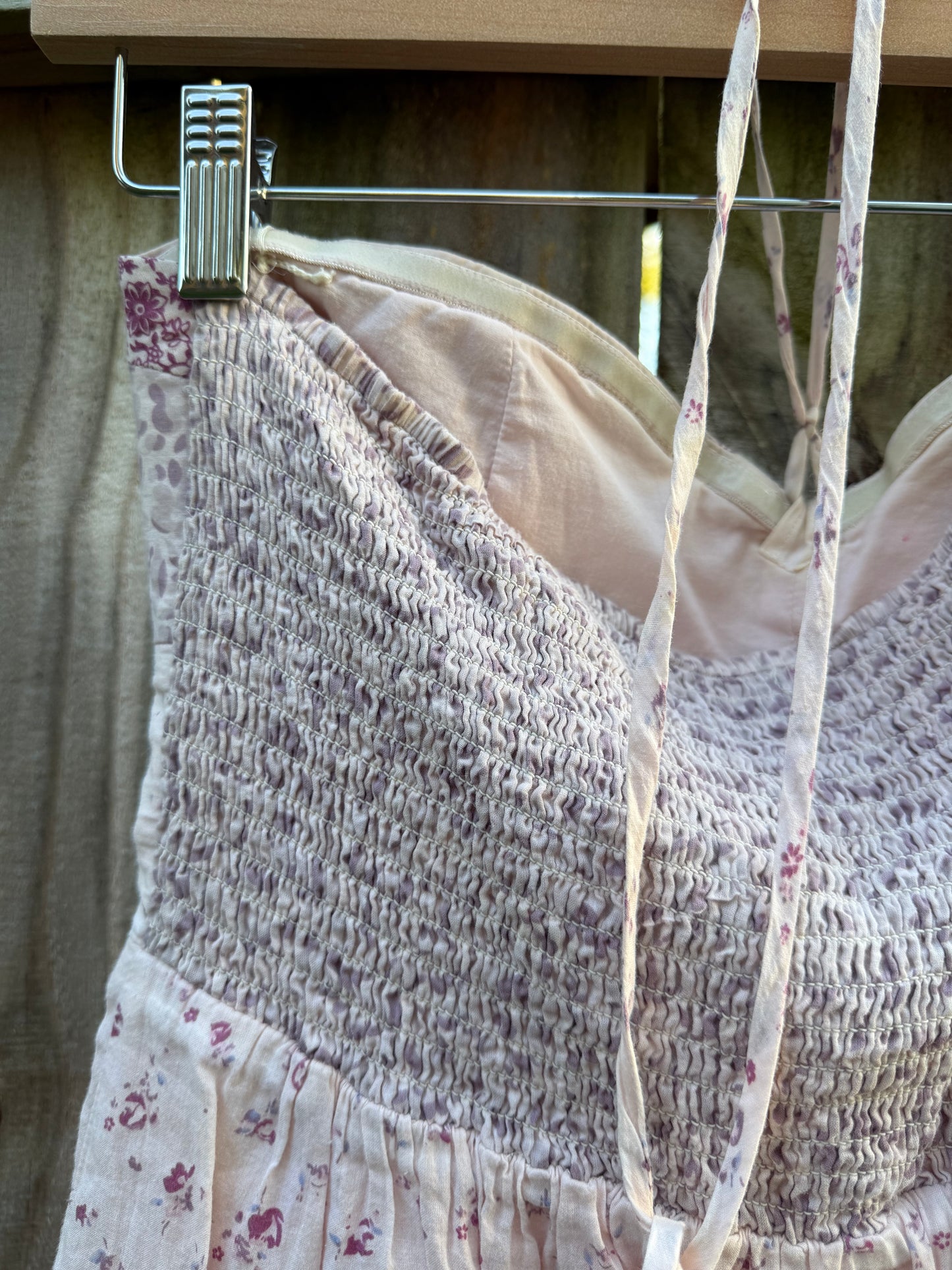 Sunday Honey Hand-Dyed Cotton Corset Sundress