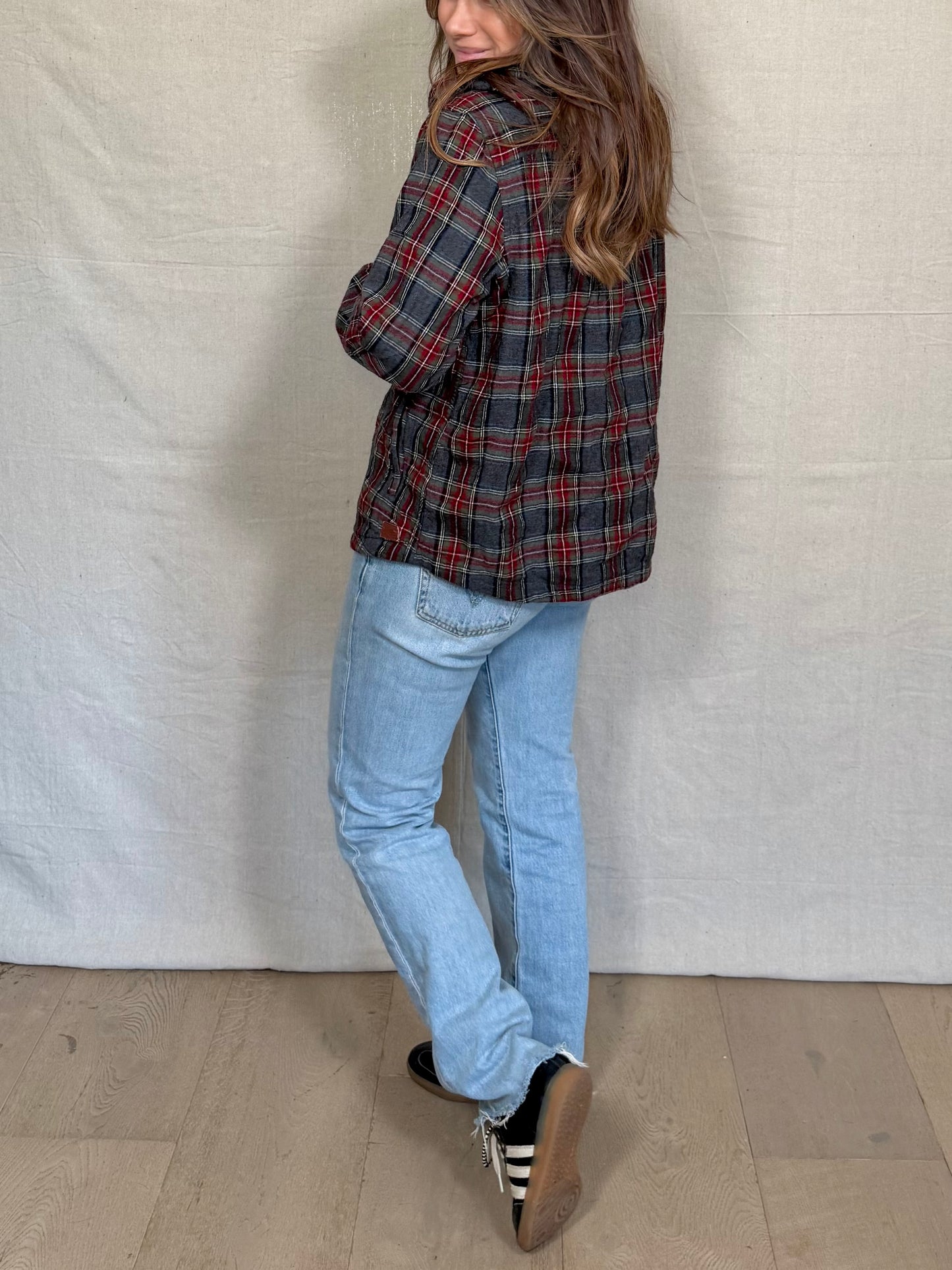 Vintage L.L. Bean Hooded Plaid Flannel