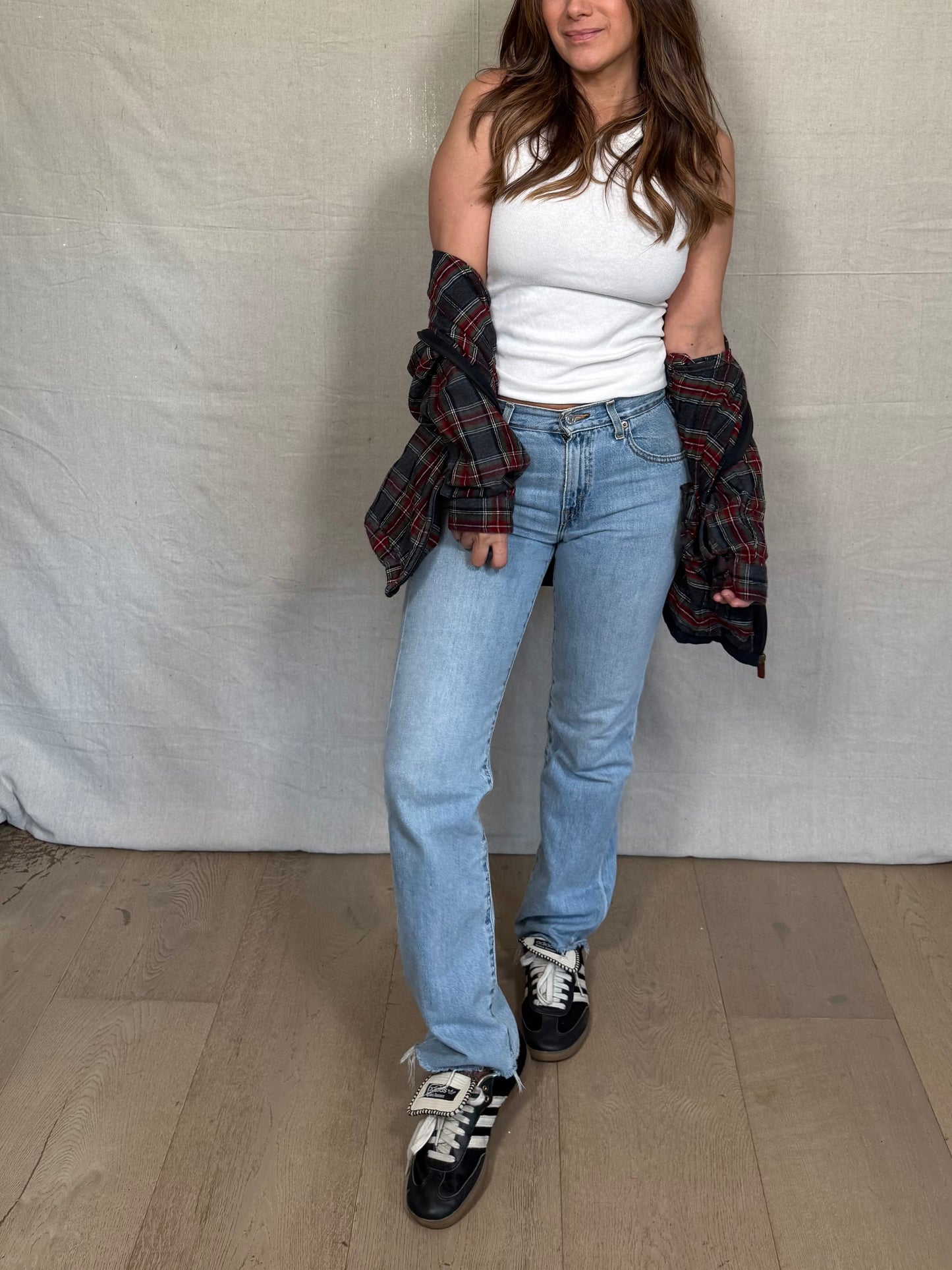 Vintage L.L. Bean Hooded Plaid Flannel