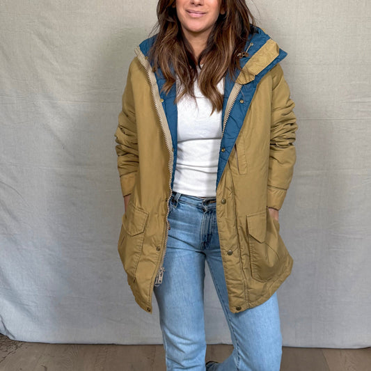 Vintage Woolrich Tan Gore-Tex Parka Coat