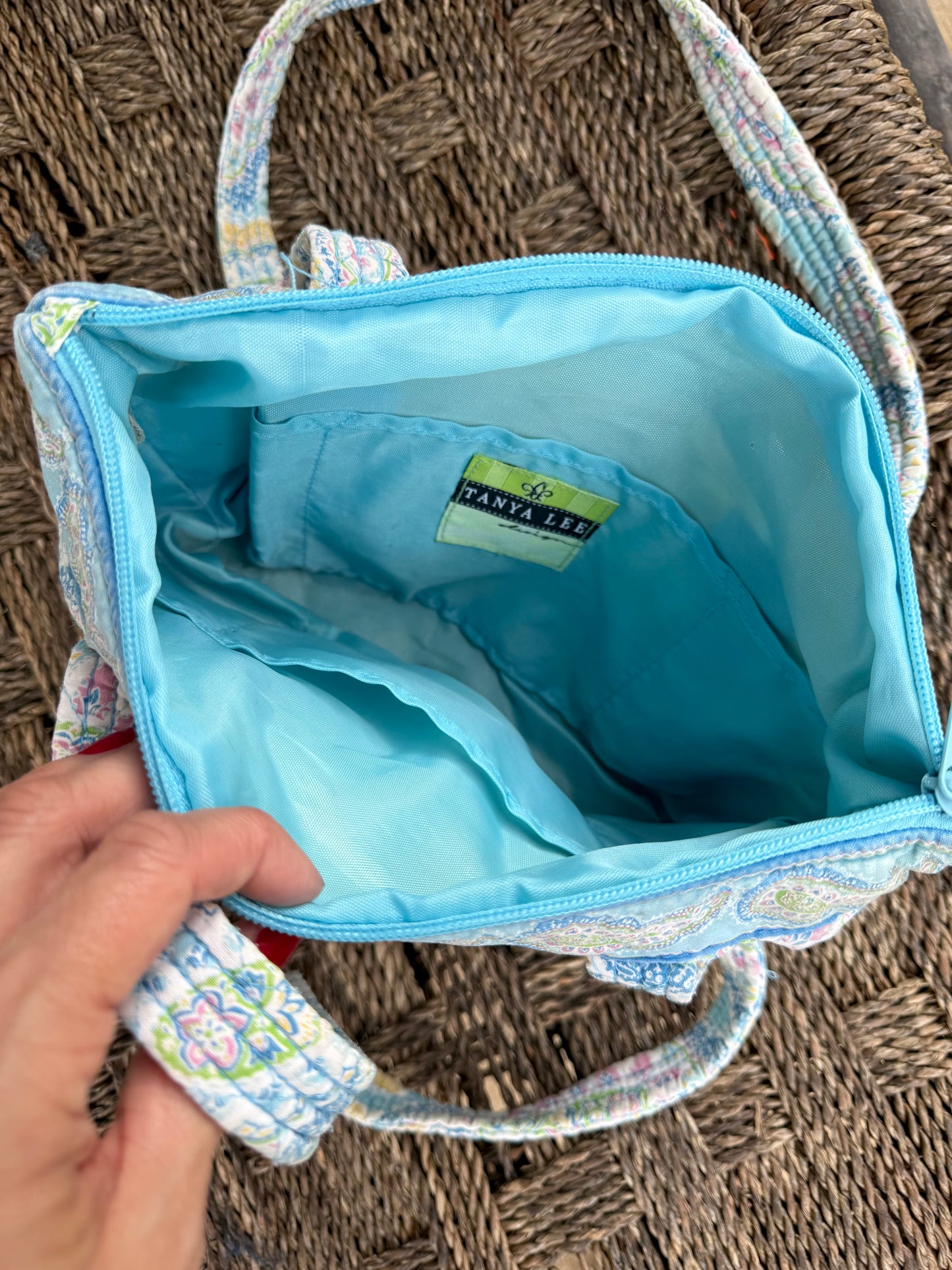 Vintage Quilted Paisley Shoulder Bag Y2K