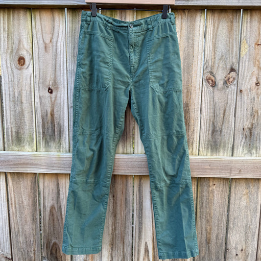 Madewell 90s Straight Utility Pants Green