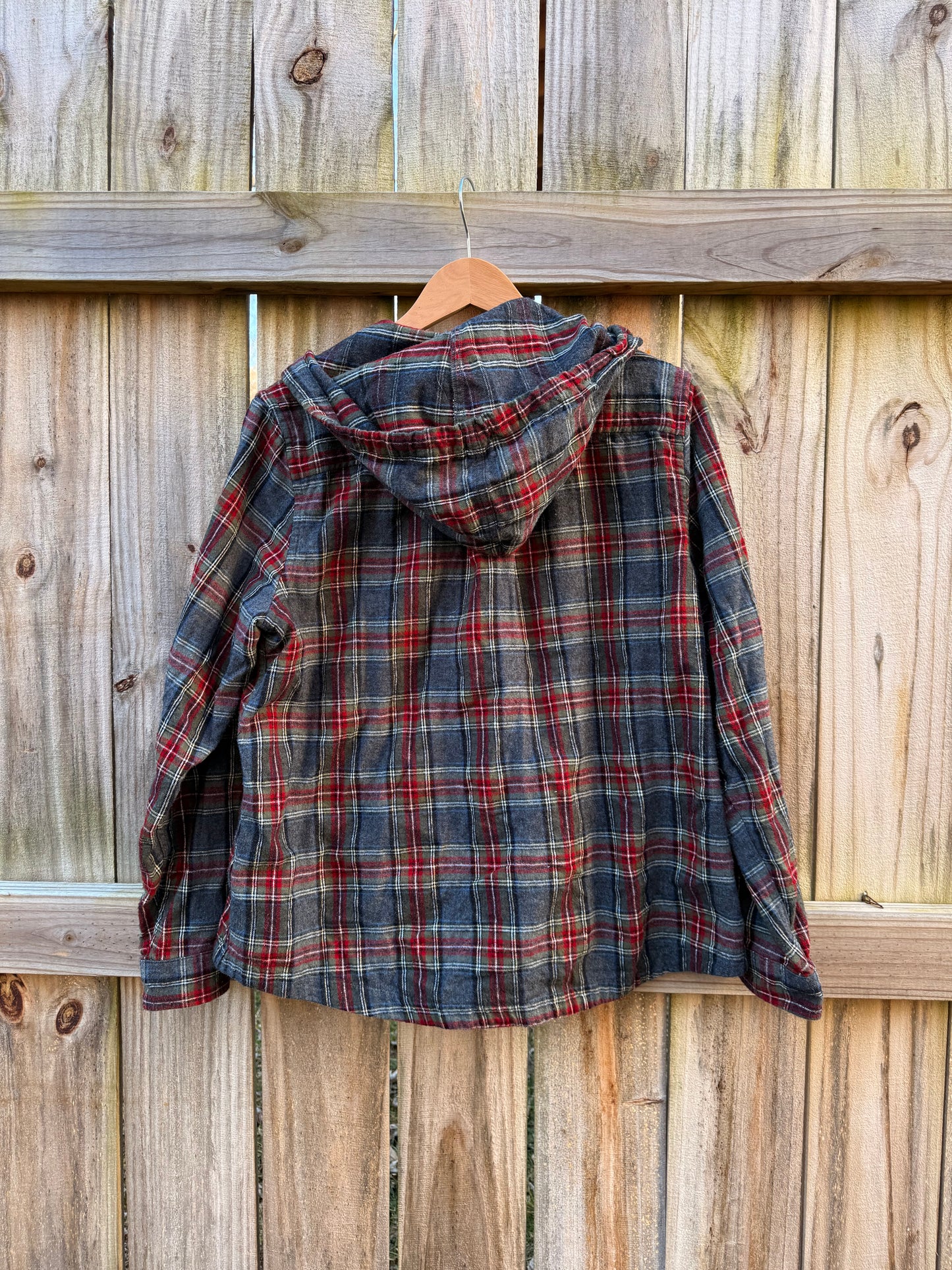 Vintage L.L. Bean Hooded Plaid Flannel