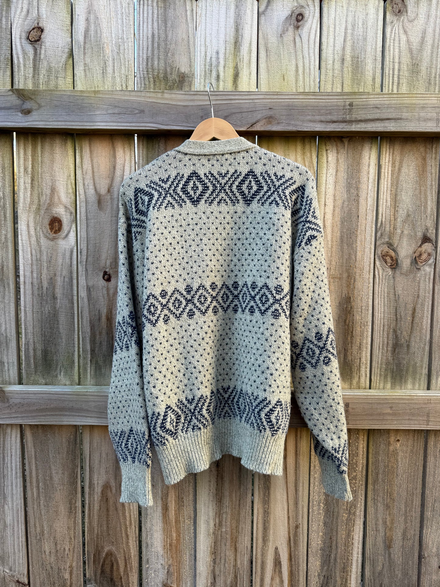 Vintage Wool American Eagle Patterned Cardigan
