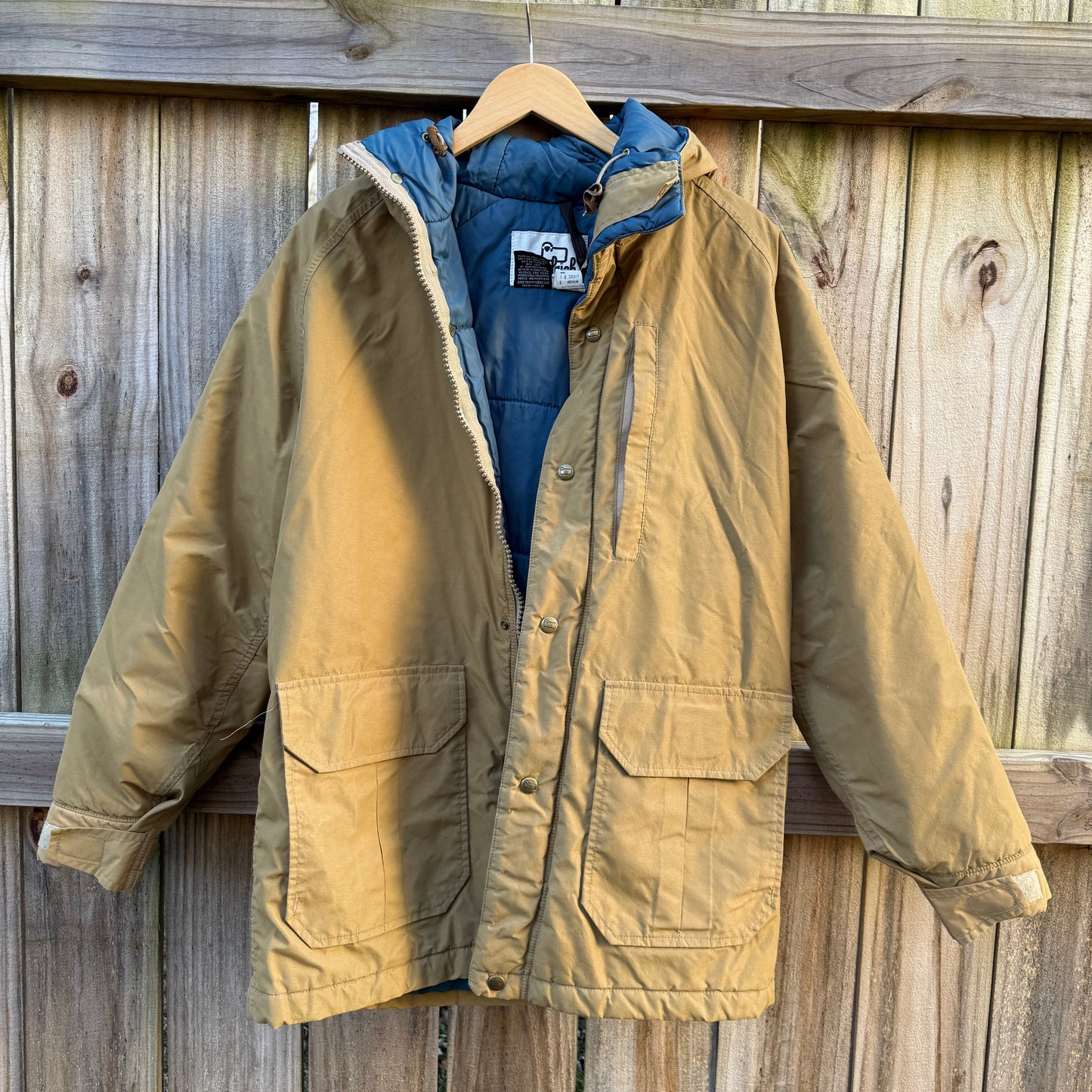 Vintage Woolrich Tan Gore-Tex Parka Coat