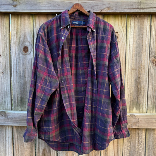 Vintage Ralph Lauren Plaid Flannel Shirt