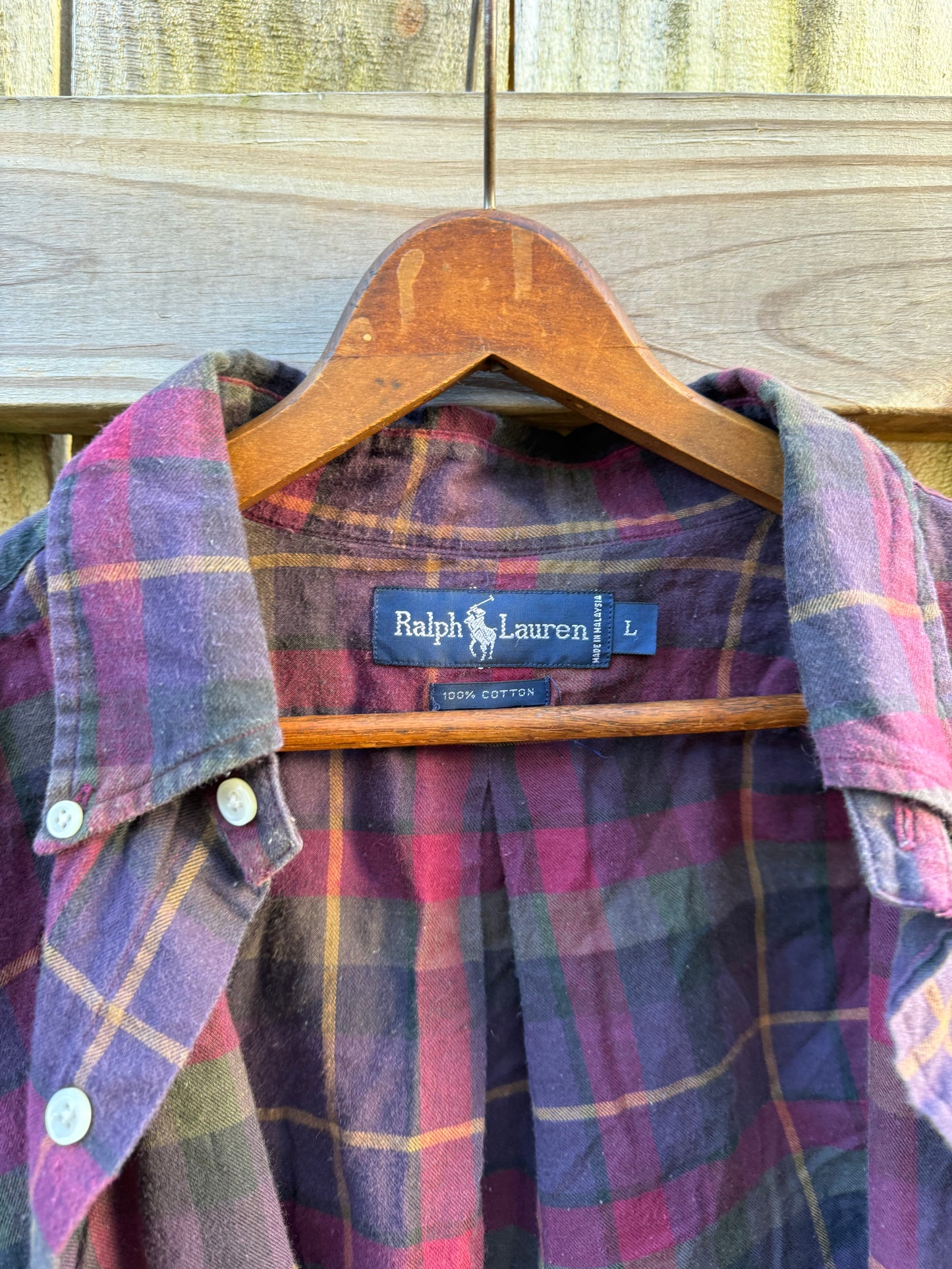 Vintage Ralph Lauren Plaid Flannel Shirt