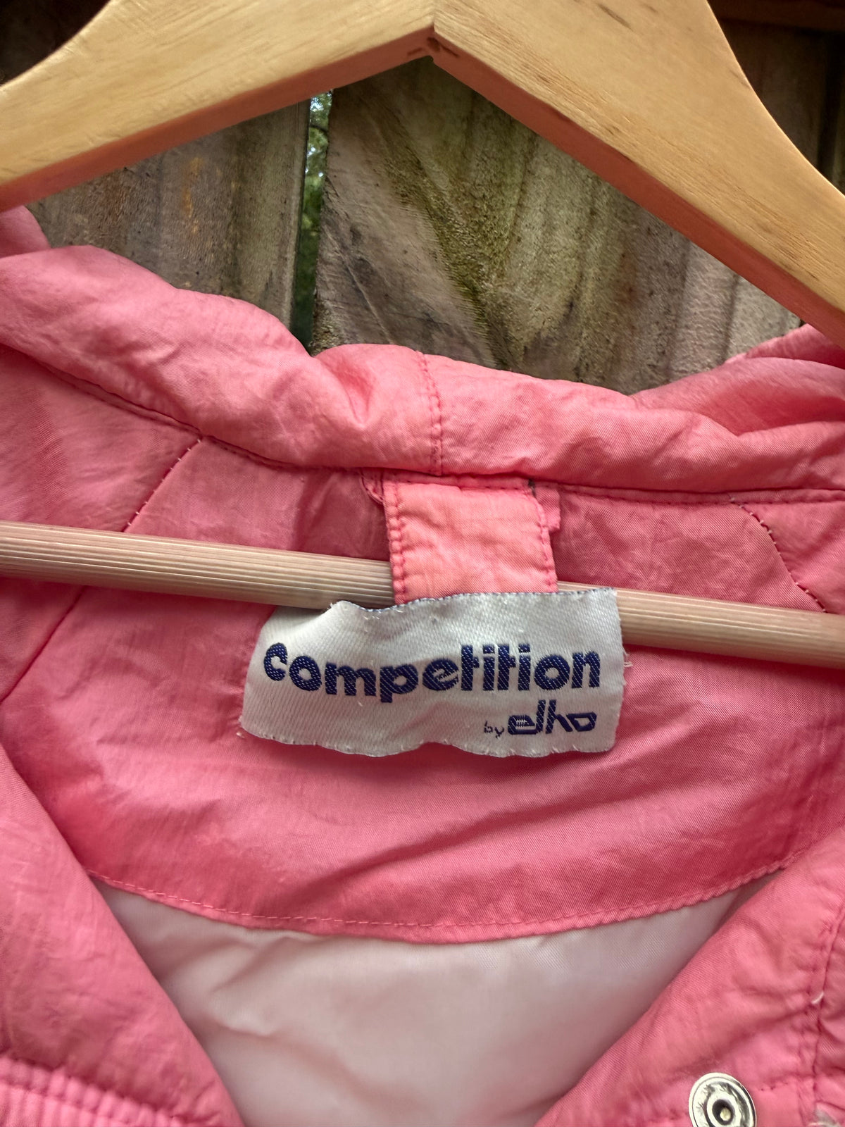 Vintage 80s Pink Nylon Anorak Windbreaker
