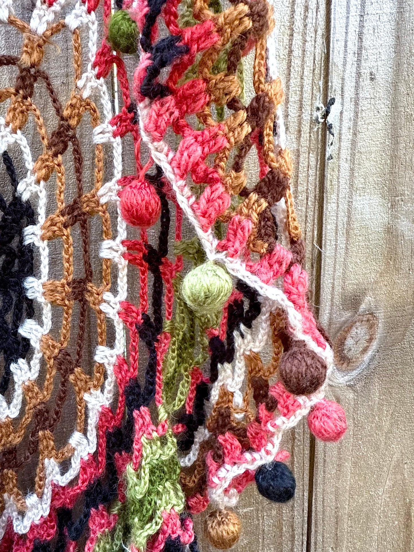 Handmade 70s Sunburst Crochet Vest — Festival / Collector Piece