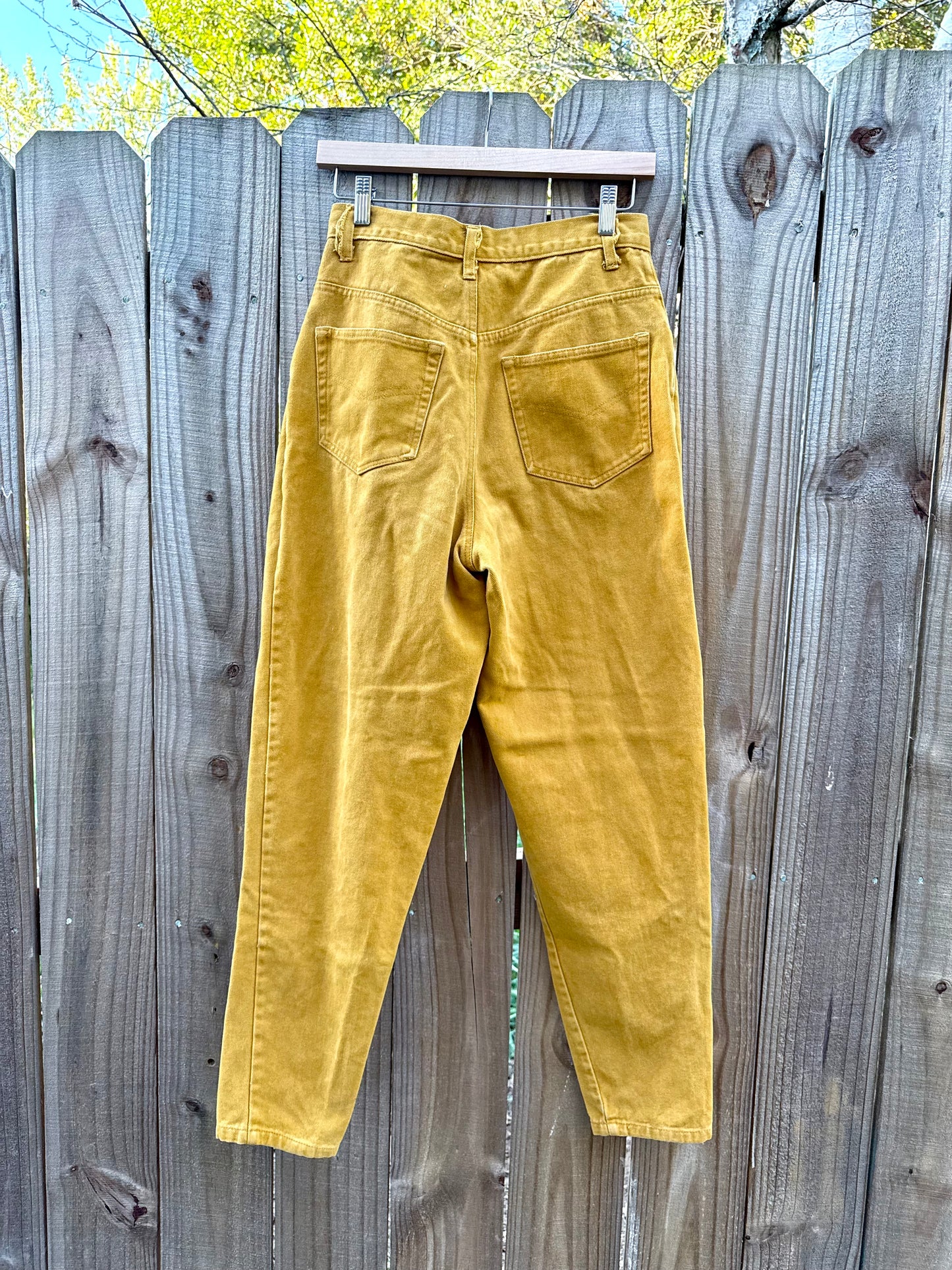 Ochre 90s High-Waist Jeans — Vintage Giorgio Fiorlini Cotton Denim