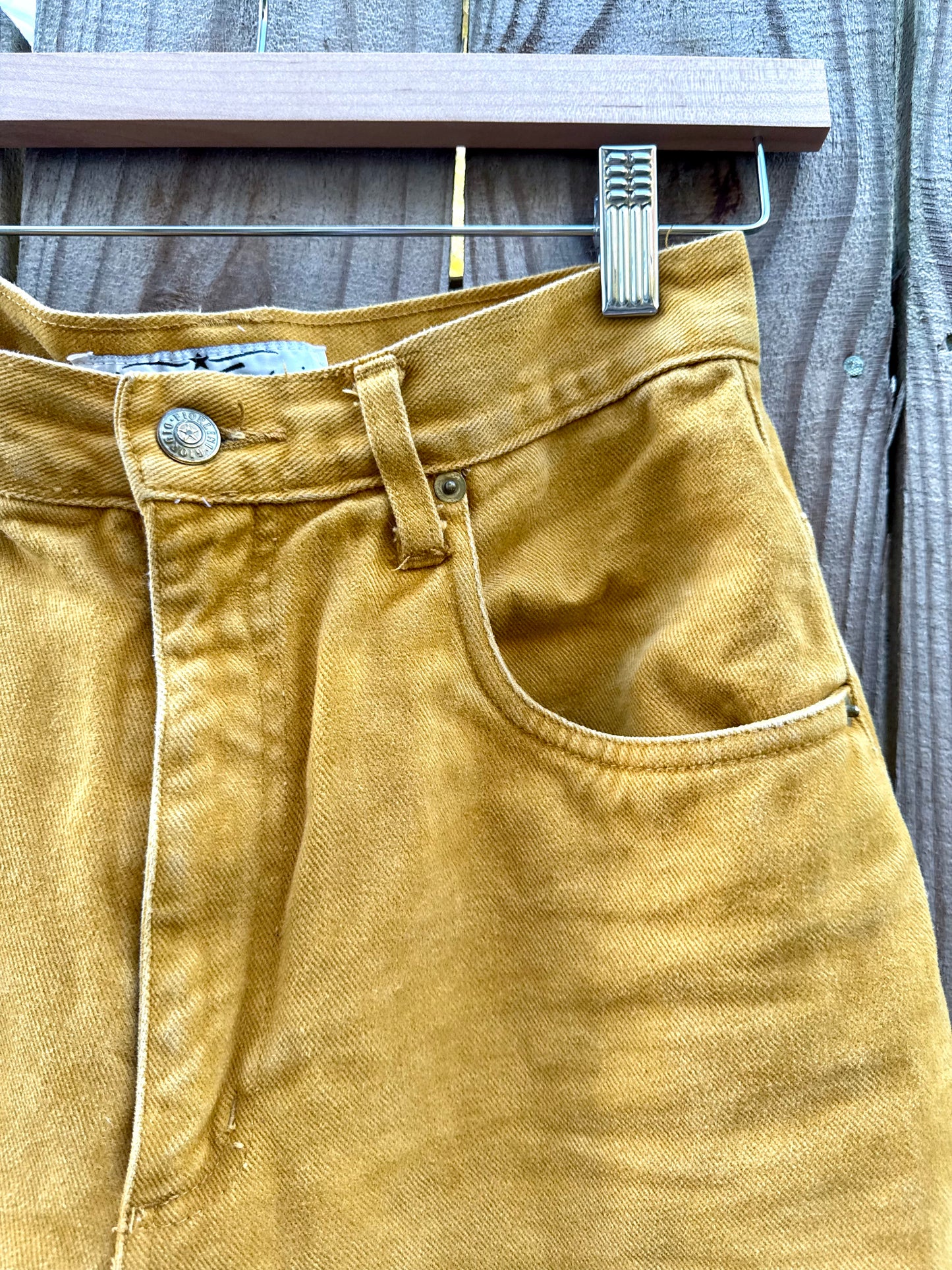 Ochre 90s High-Waist Jeans — Vintage Giorgio Fiorlini Cotton Denim