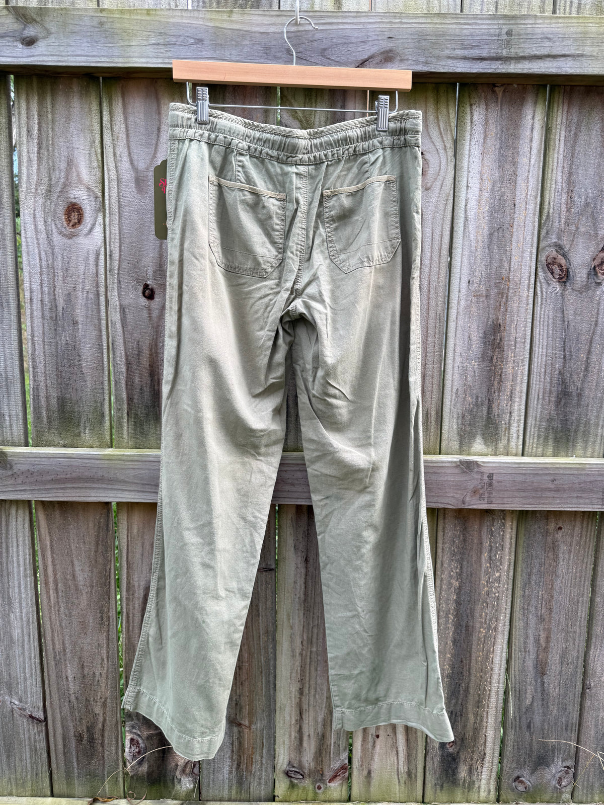 Calvin Klein Hand-Dyed Sage Utility Pants