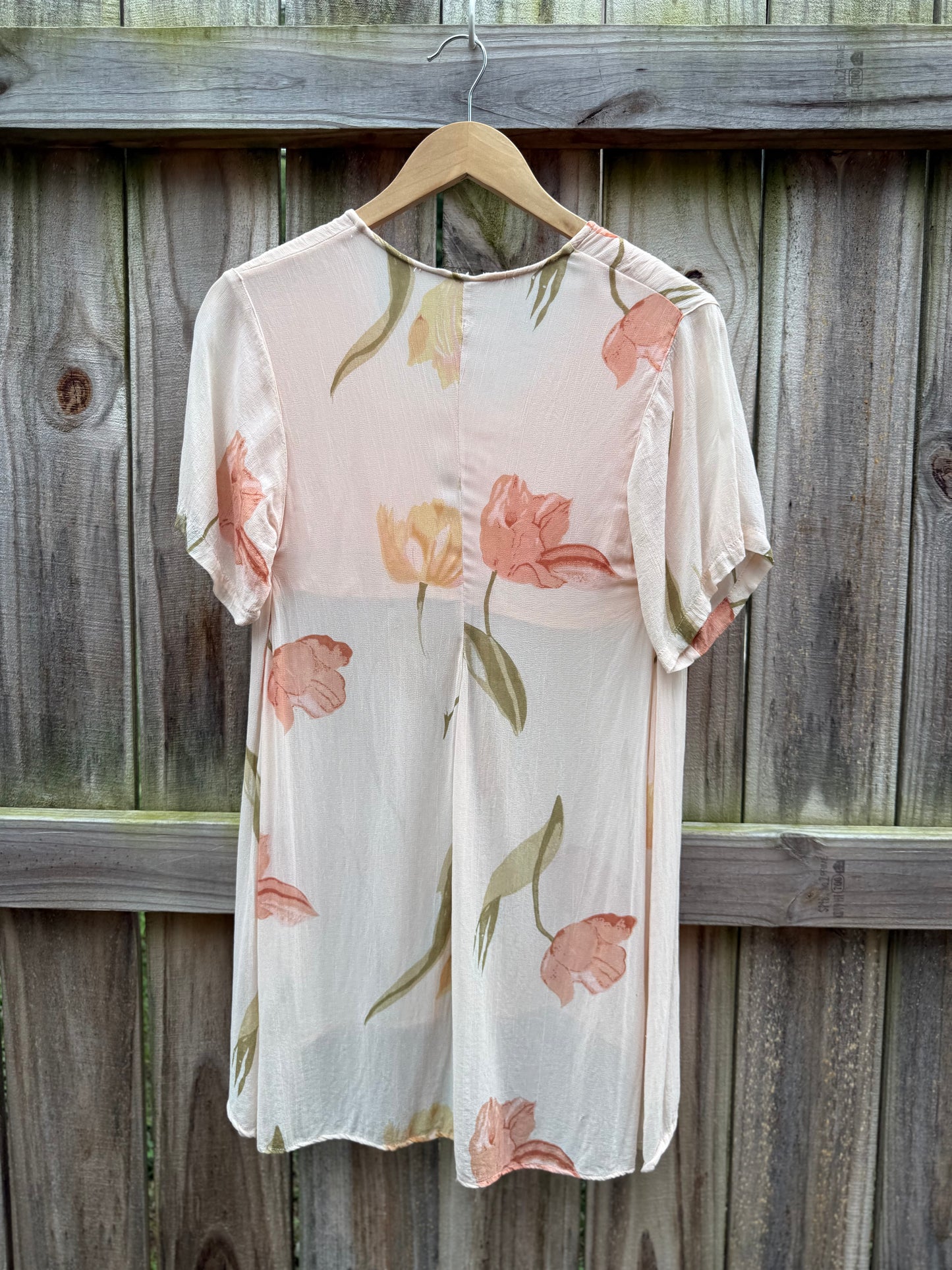Vintage Hand-Dyed Reworked Floral Babydoll Blouse | One of a Kind