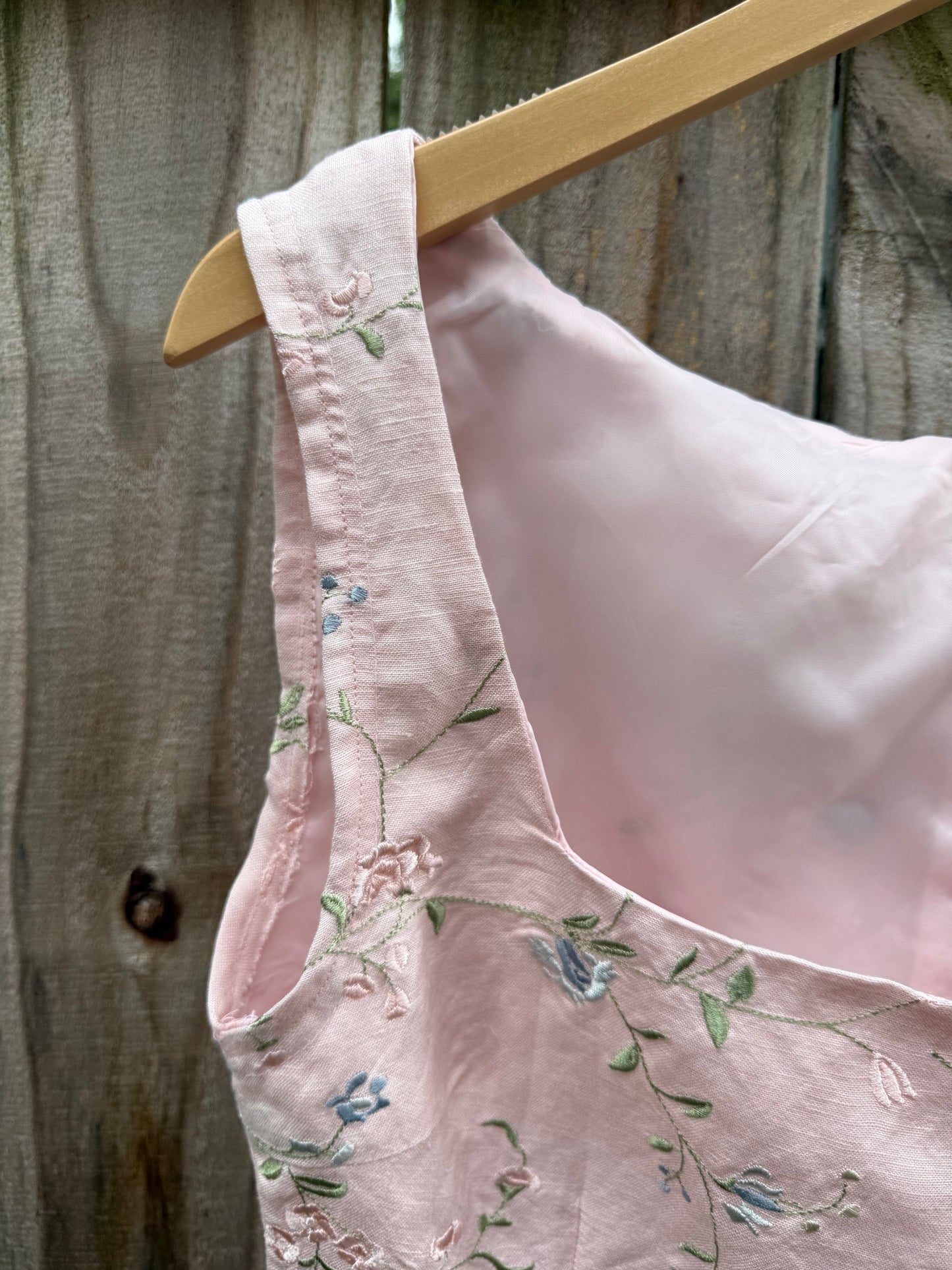 Sunday Honey Original Embroidered Linen Two Piece Set | One of One