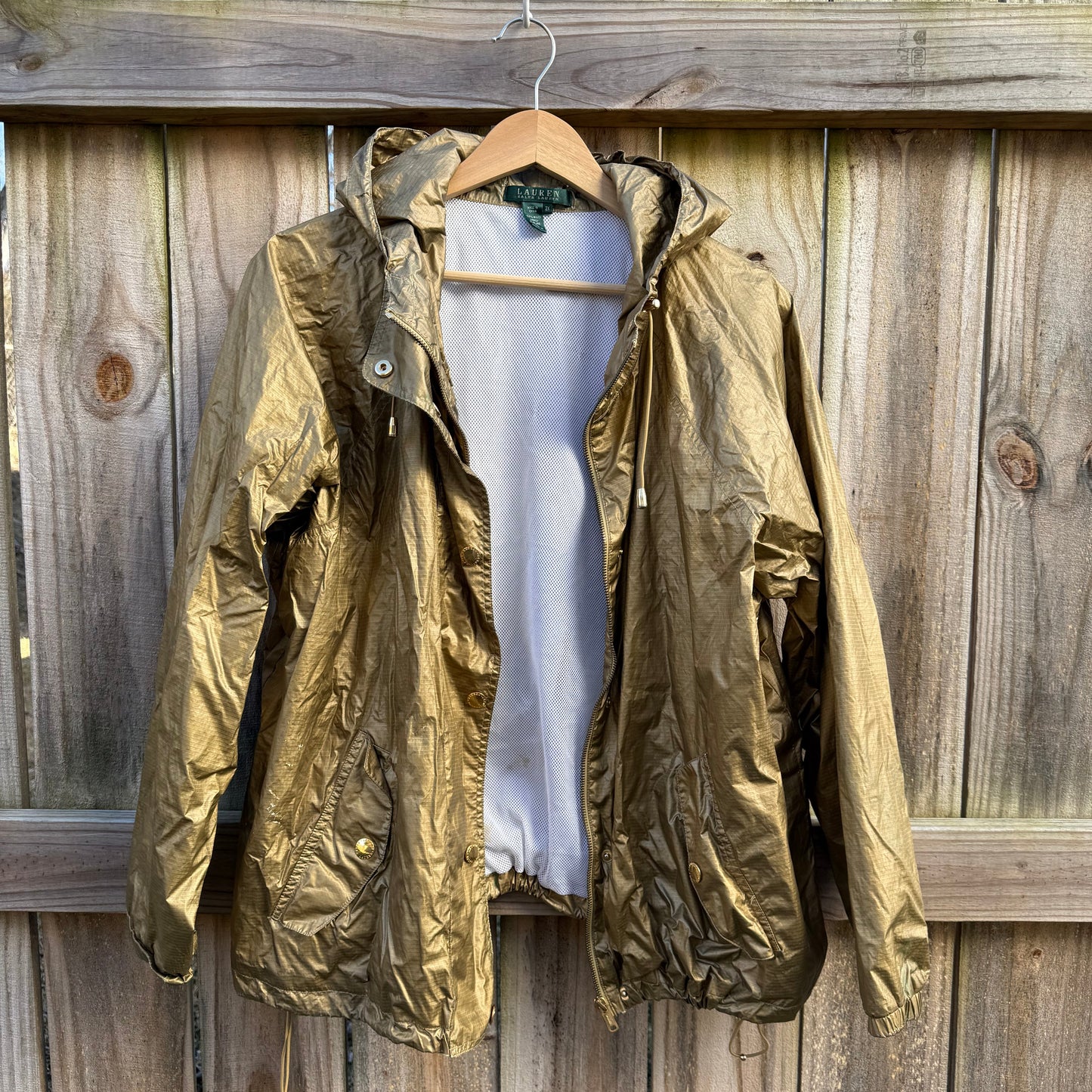 Vintage Lauren Ralph Lauren Metallic Windbreaker