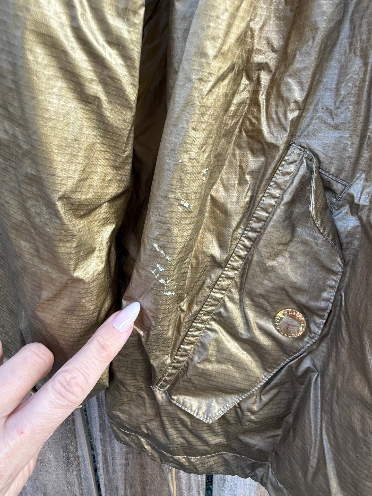 Vintage Lauren Ralph Lauren Metallic Windbreaker