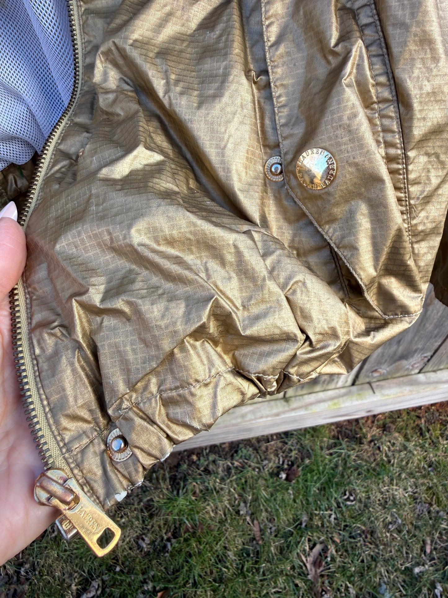 Vintage Lauren Ralph Lauren Metallic Windbreaker